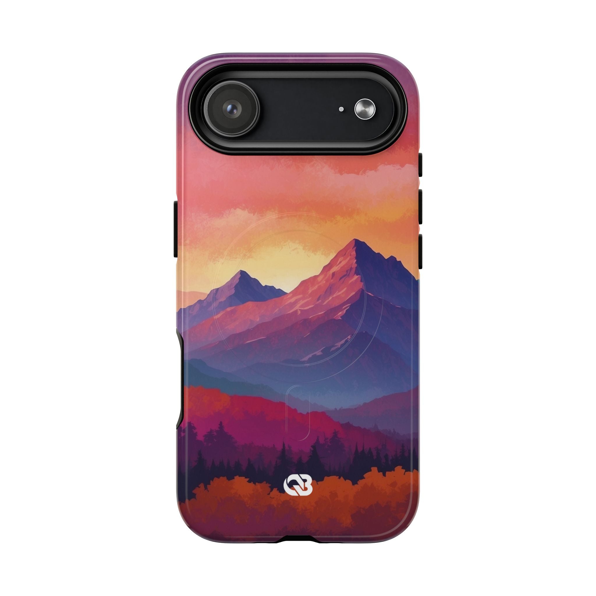 Crimson Mountain Dusk · Tough+ Phone Case for iPhone · Magsafe
