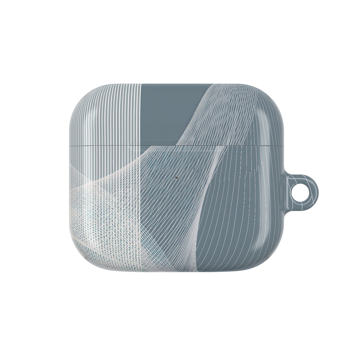 Slate Contour Drift · Hard Case for AirPods & AirPods Pro · Grey