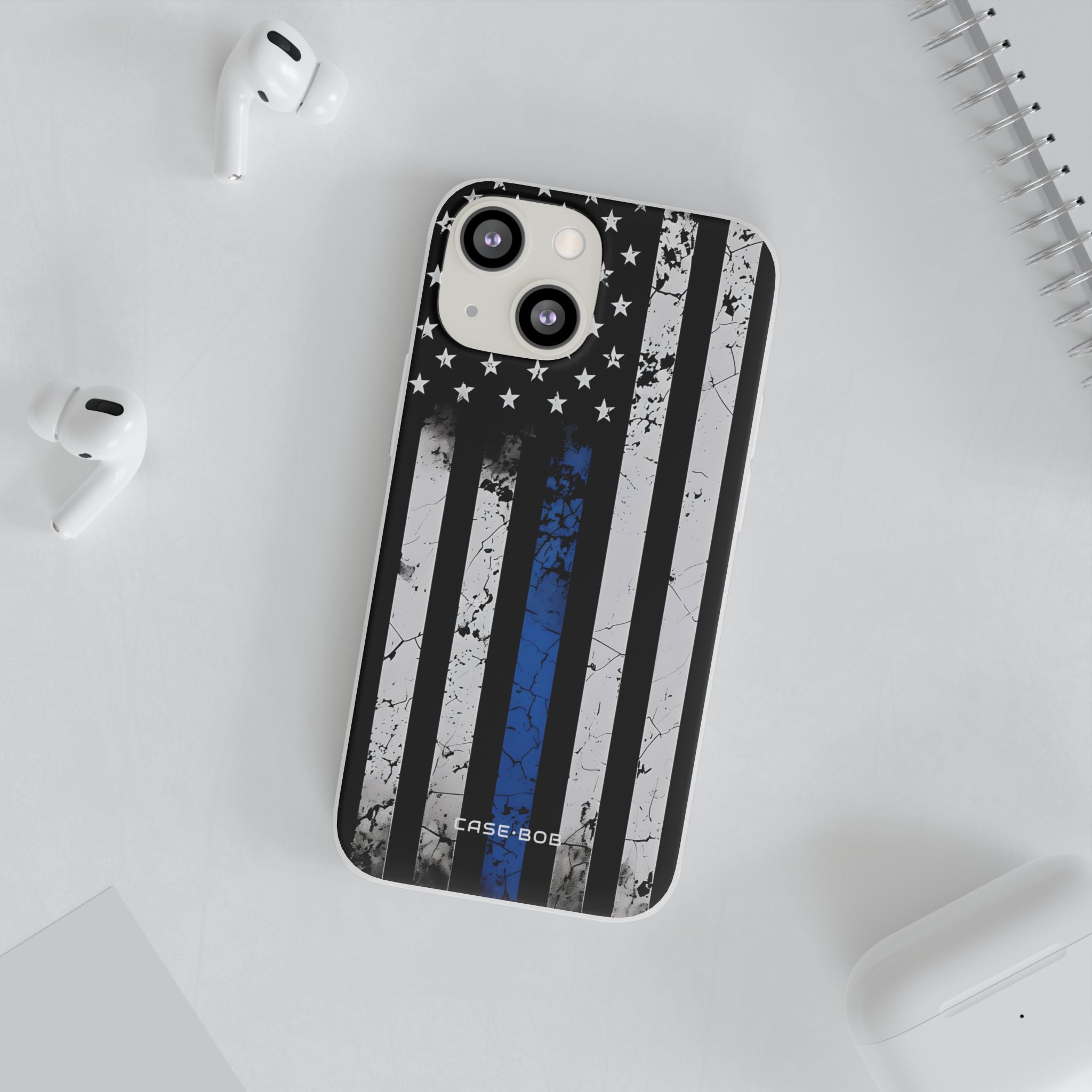 Blue Stripe Flag iPhone 13 mini Case - Soft