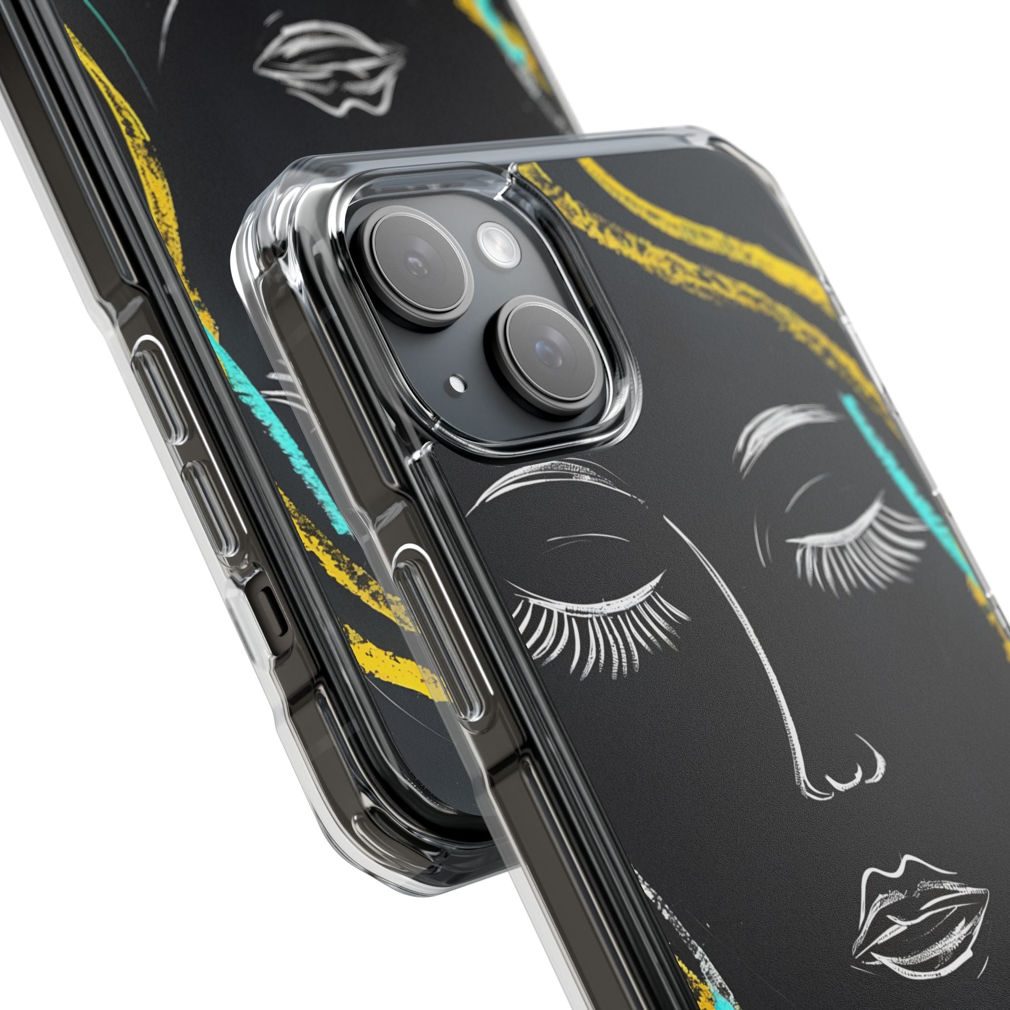 Obsidian Chalk Portrait · Impact Phone Case for iPhone · Magsafe