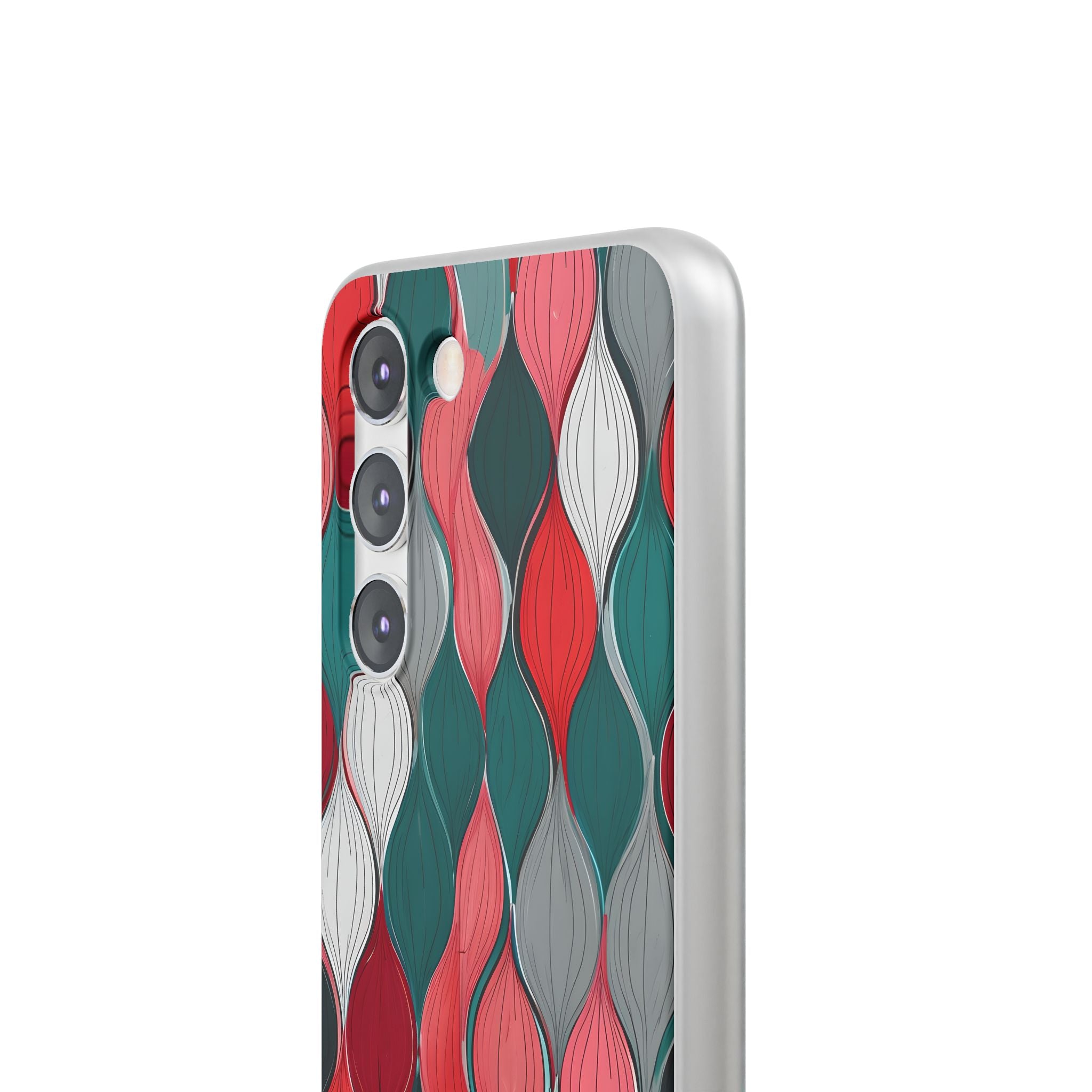 Leaf Cascade Teal Samsung S23 Case - Soft