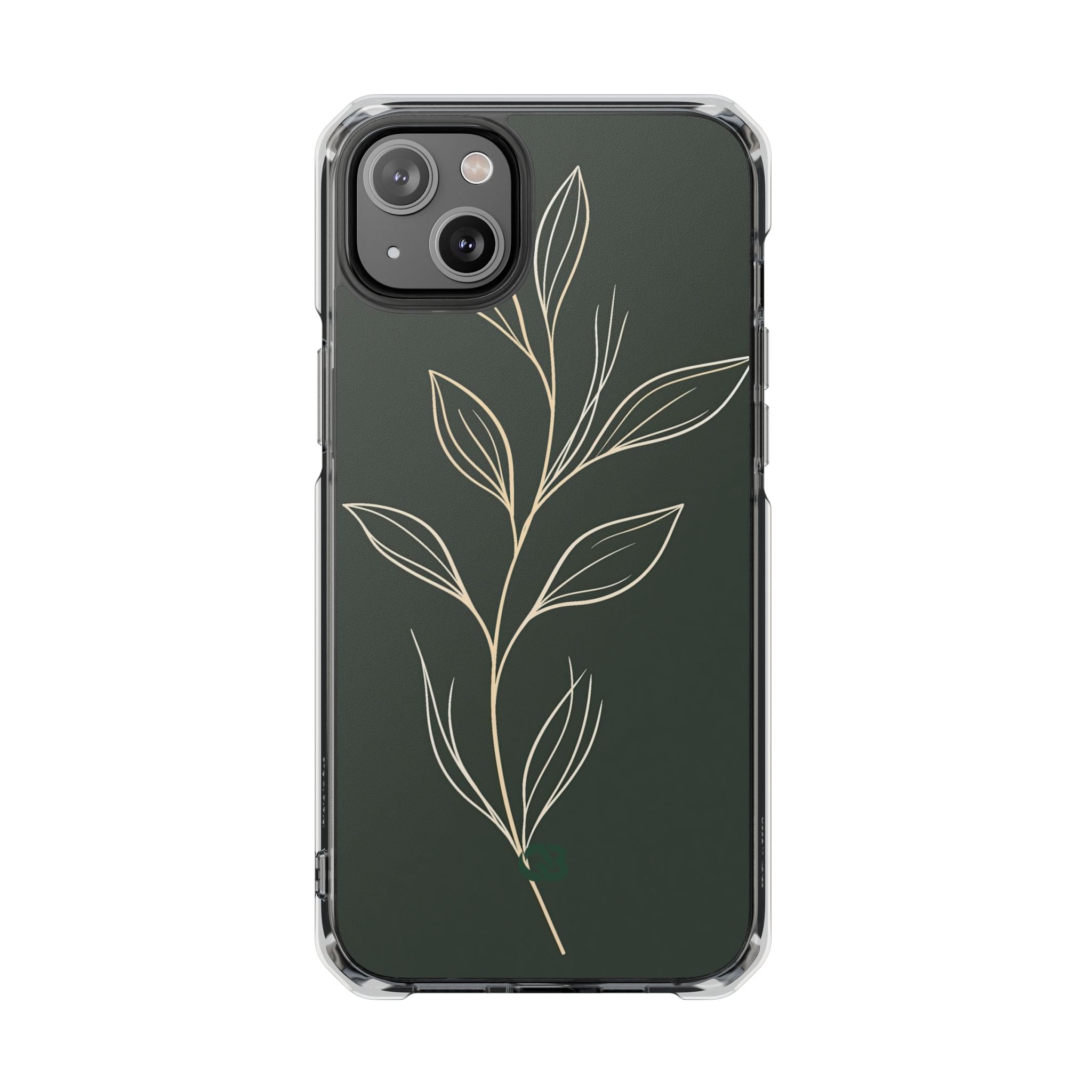 Green Impact MagSafe Phone Case for iPhone - Deep Moss Willow