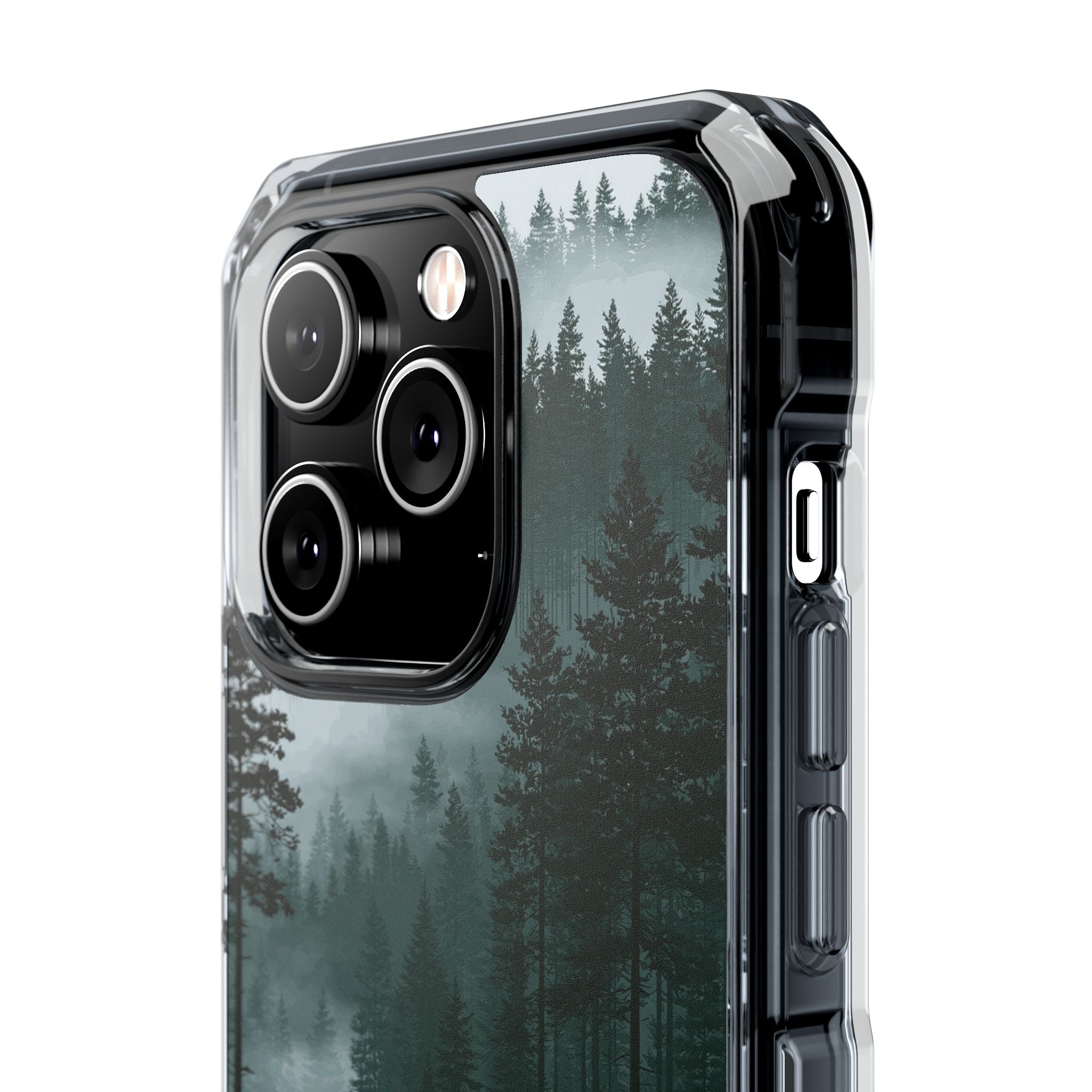 Green Impact MagSafe Phone Case for iPhone - Misty Evergreen Mirror