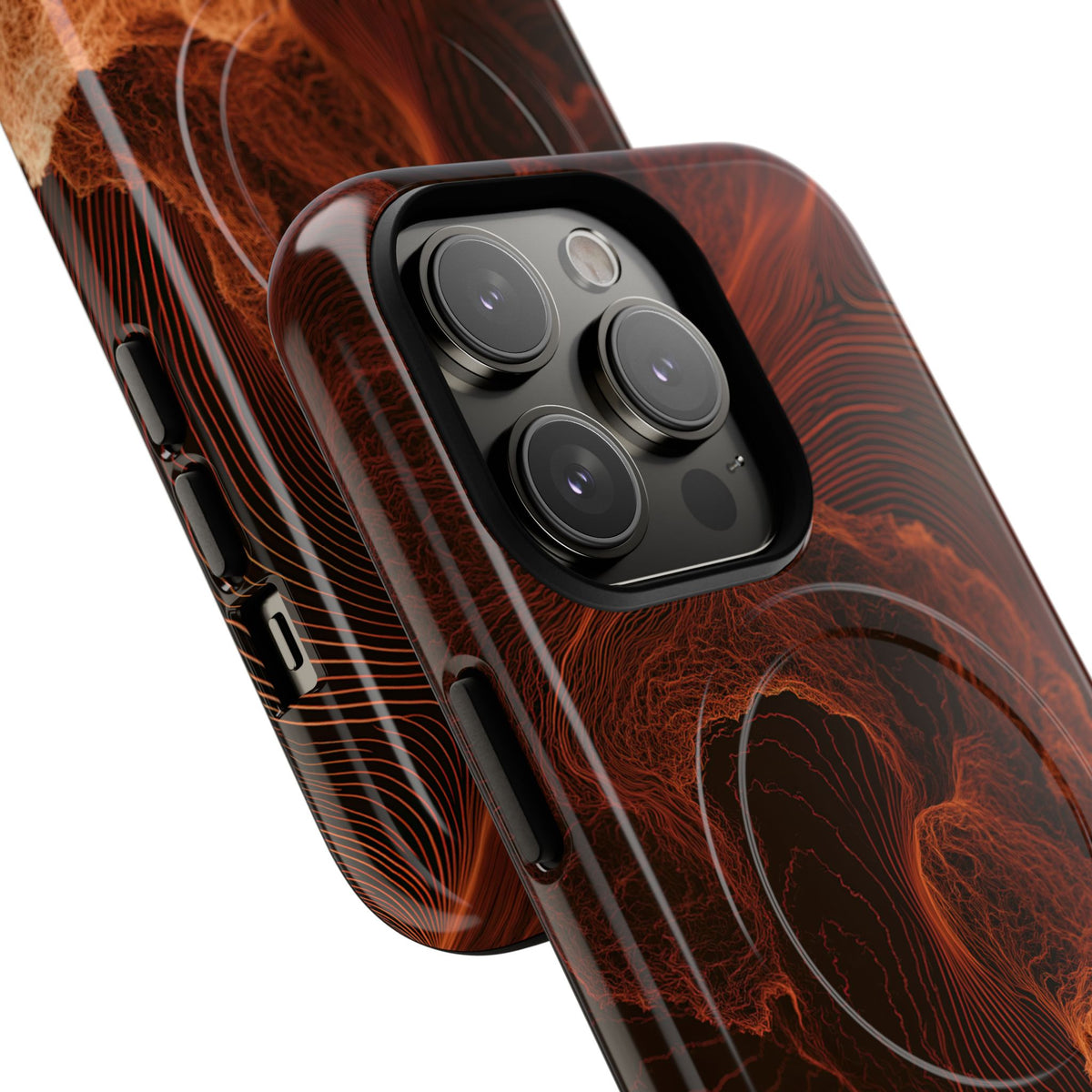 Amber Filament · Tough 2.0 Magnetic Phone Case for iPhone · Orange