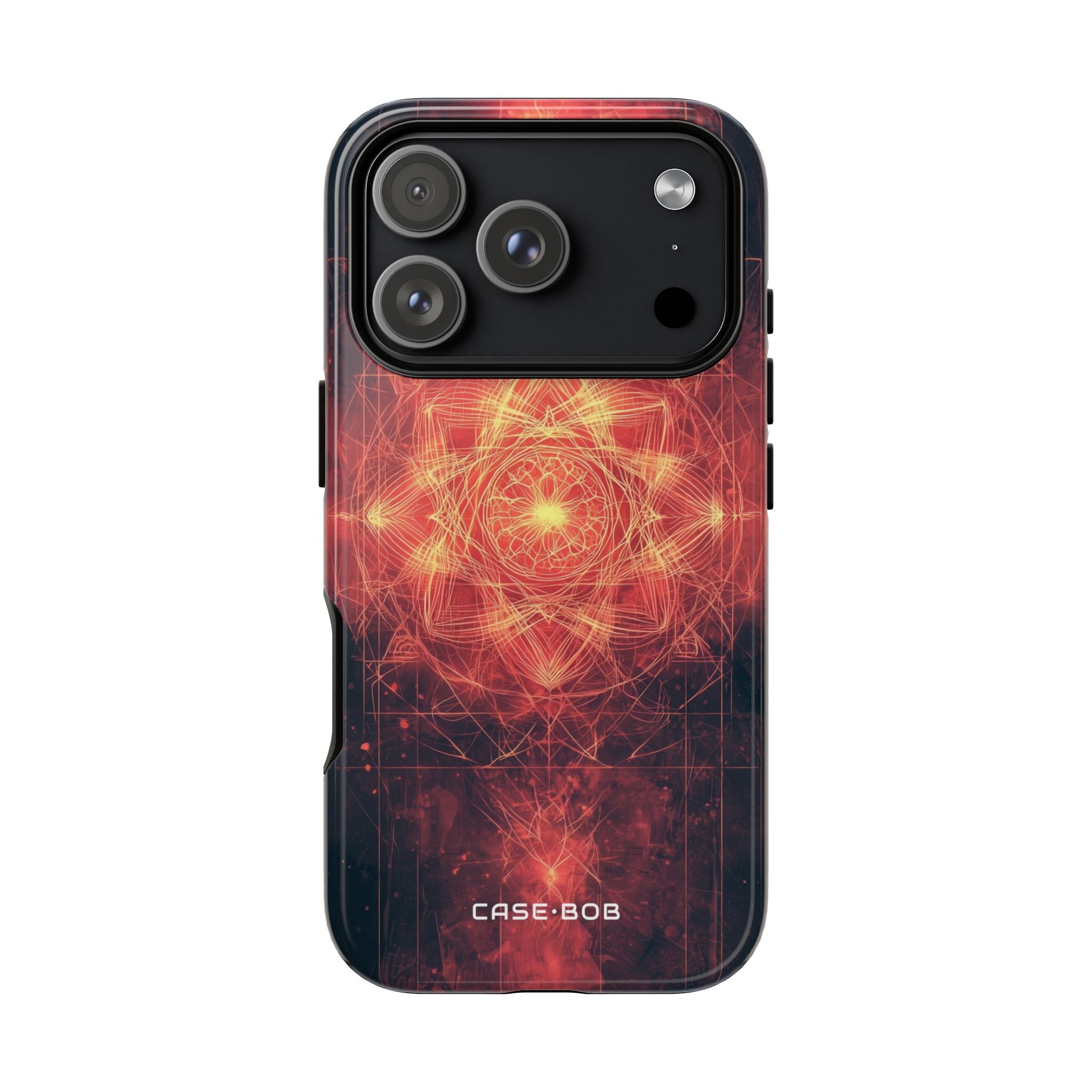 Radiant Mandala iPhone 17 Pro Case - Tough - CASE•BOB