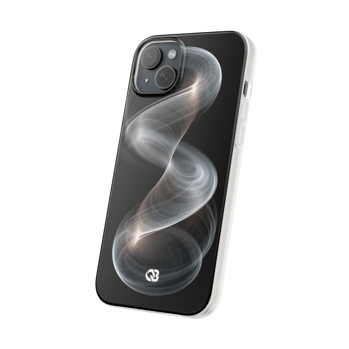 Luminous Vortex · Lite Phone Case for iPhone · Black