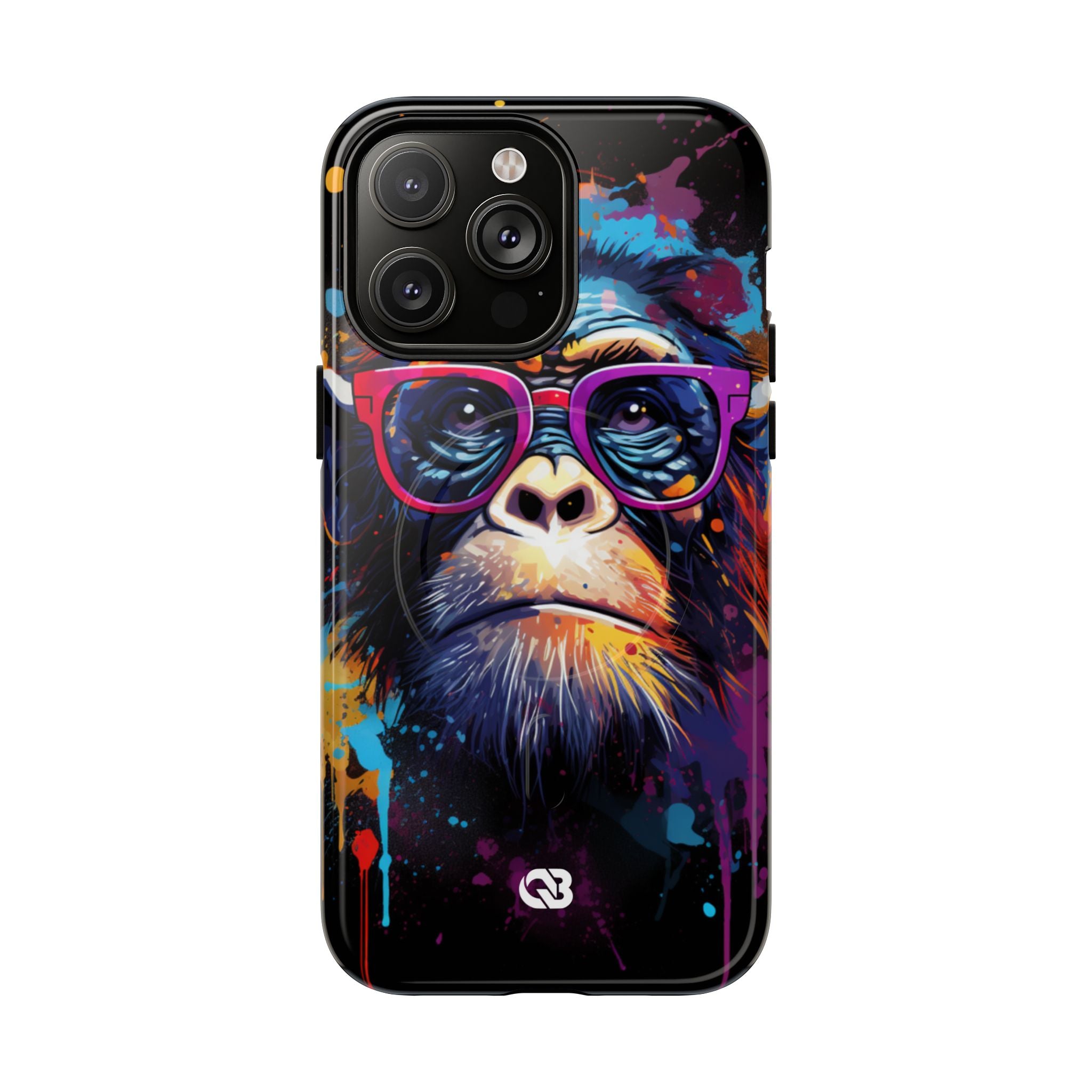 Neon Splatter Primate · Tough+ Magsafe