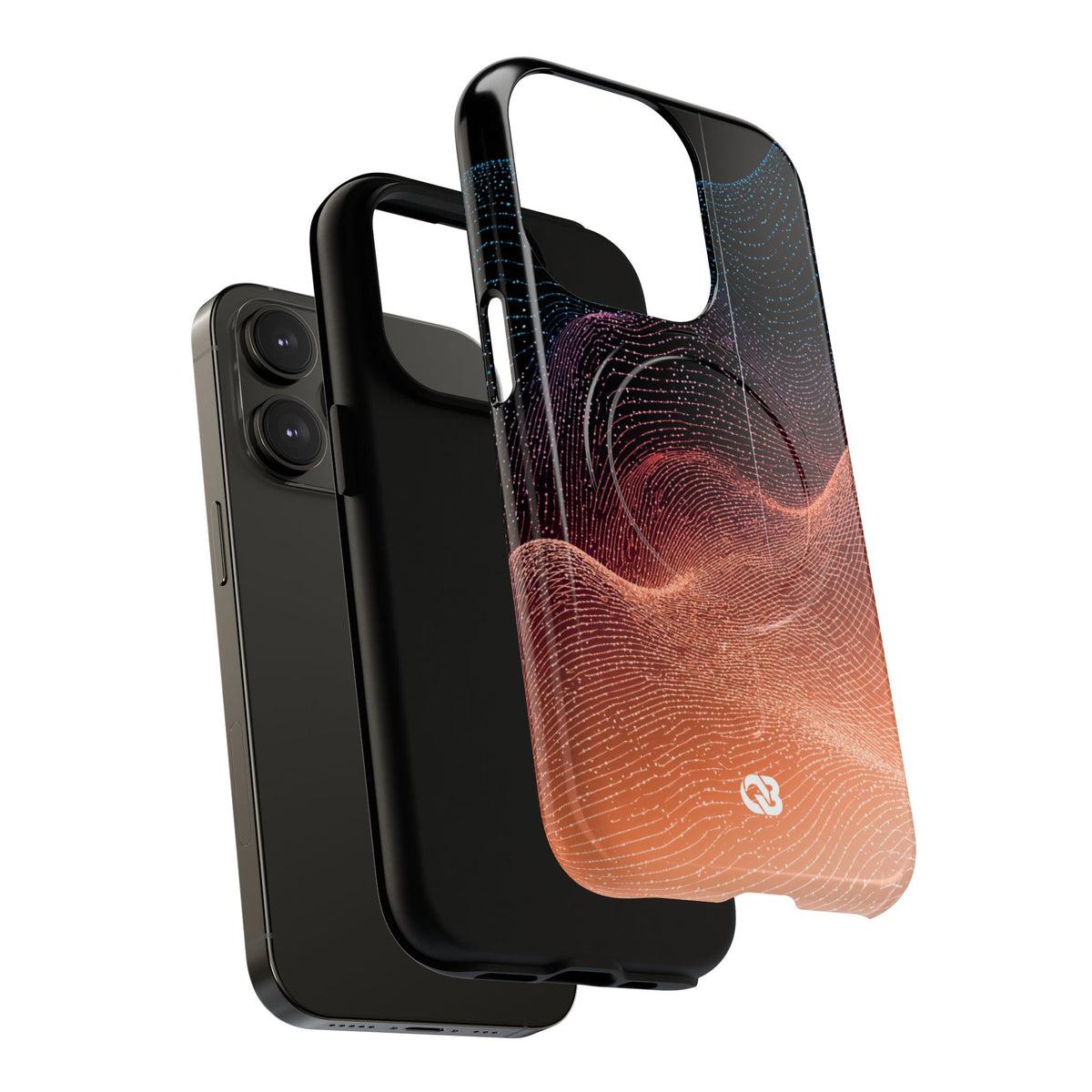 Spectral Elevation · Tough 2.0 Magnetic Phone Case for iPhone · Orange