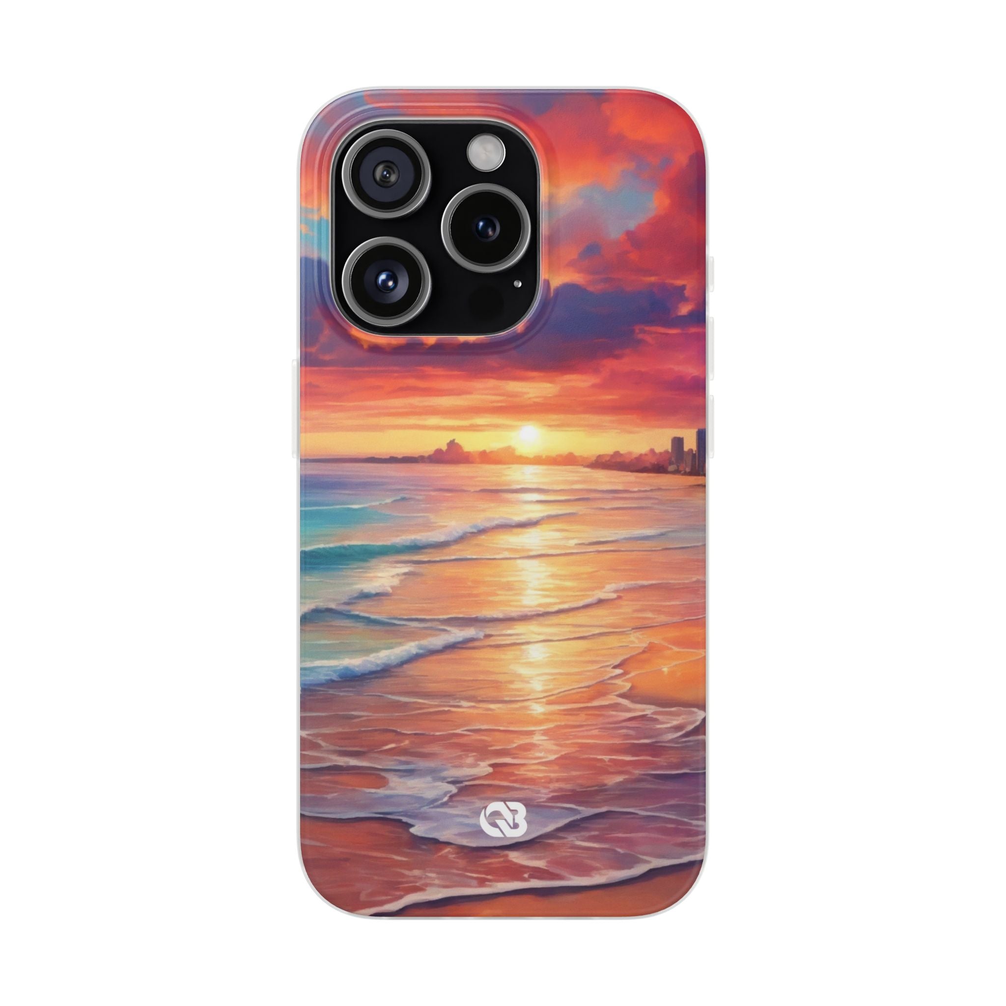 Crimson Shore Horizon · Soft Handyhülle für iPhone