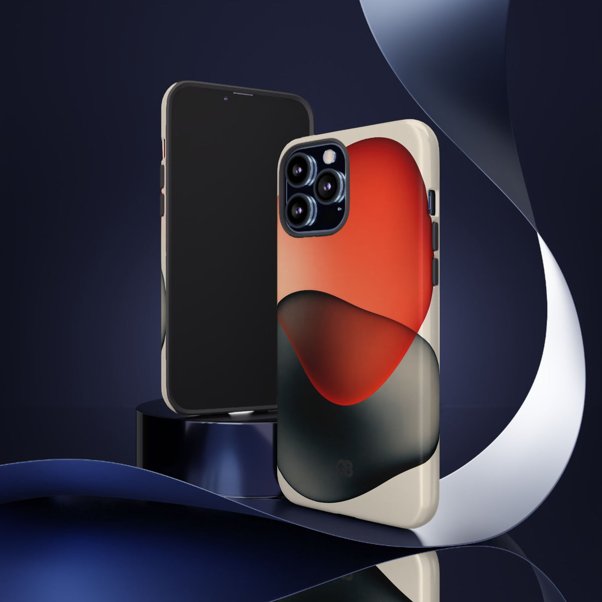 Translucent Crimson Form · Tough Phone Case for iPhone · Red
