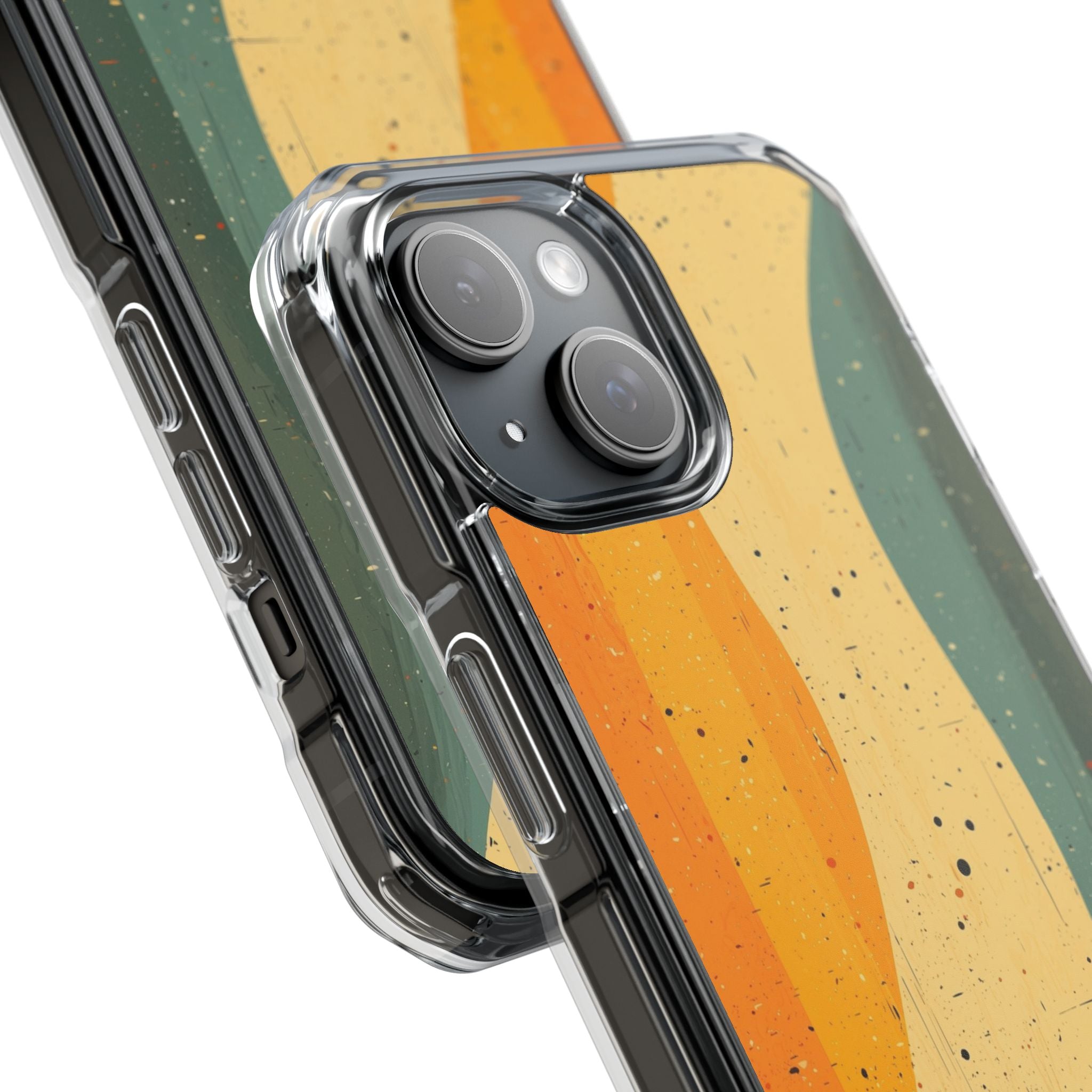 Wavy Spectrum iPhone 15 Case - Impact