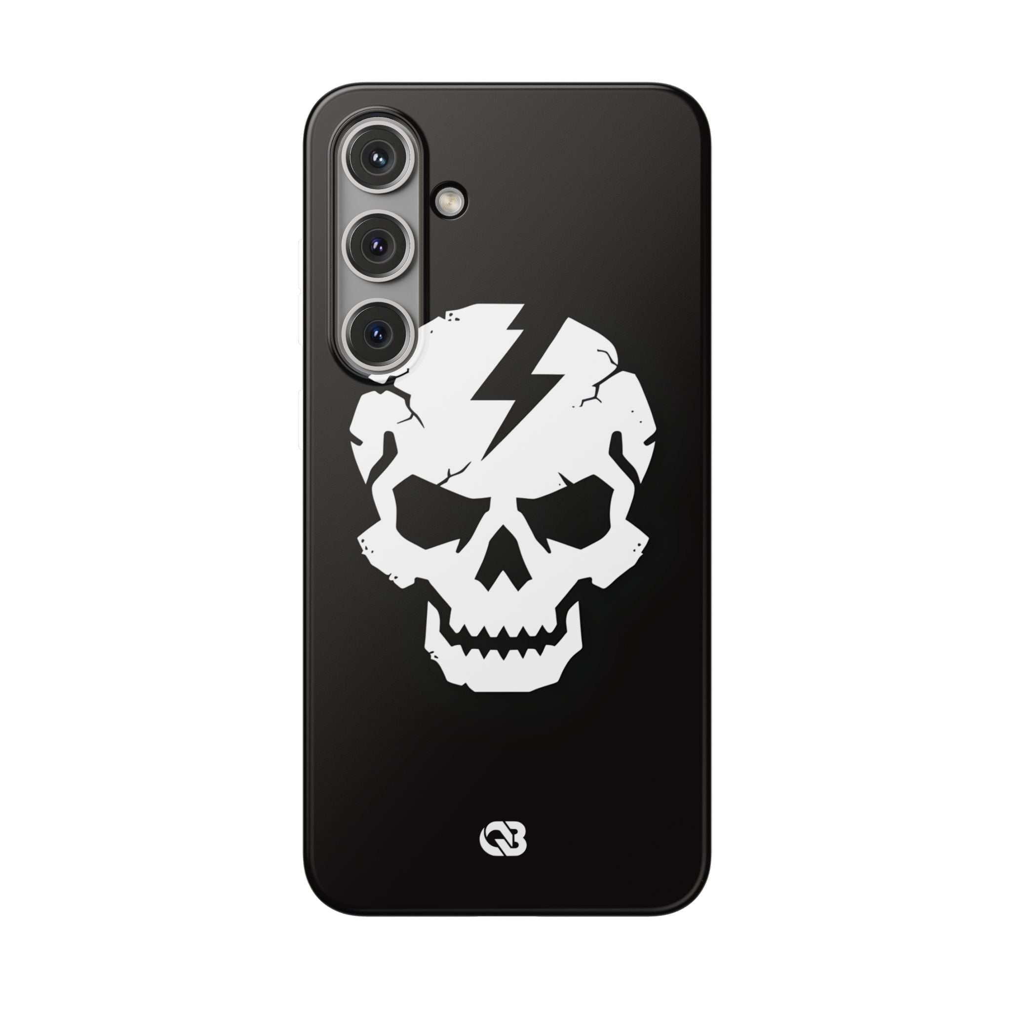 Shattered Bolt Skull · Soft Phone Case for Samsung