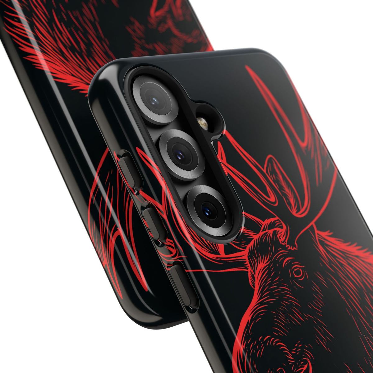 Nordic Elk · Tough Phone Case for Samsung · Black