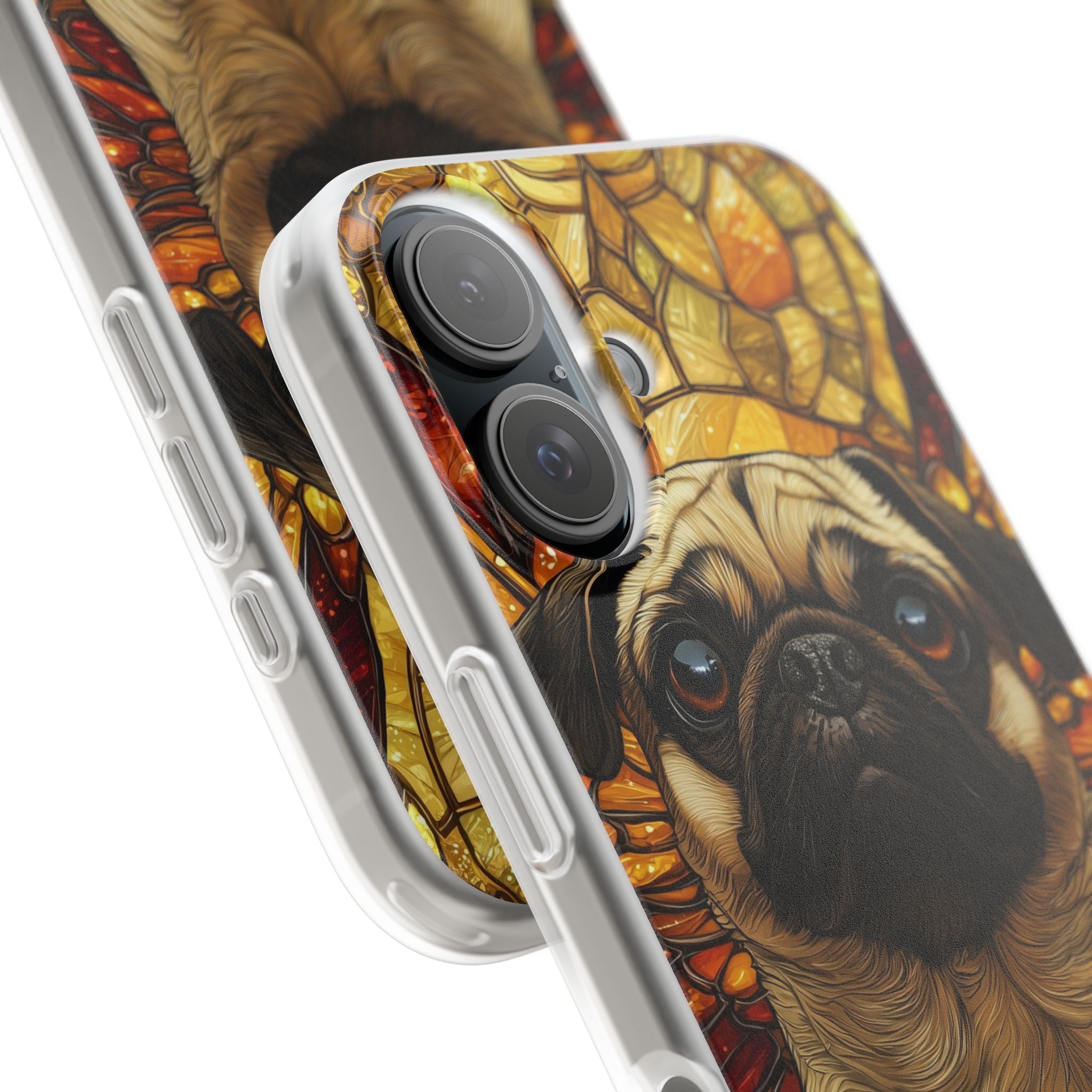 Amber Pug Divinity · Soft Case for iPhone