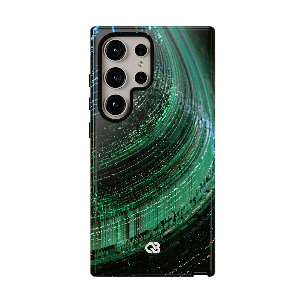 Orbital Data Stream · Tough Phone Case for Samsung · Green