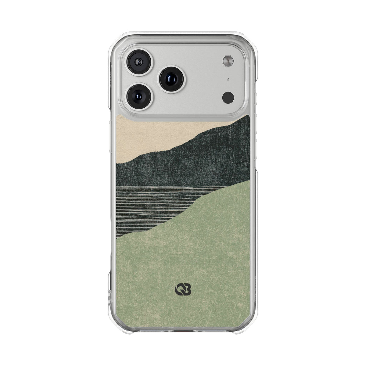 Sage Ridge Horizon · Clear Impact Magnetic Phone Case for iPhone · Green