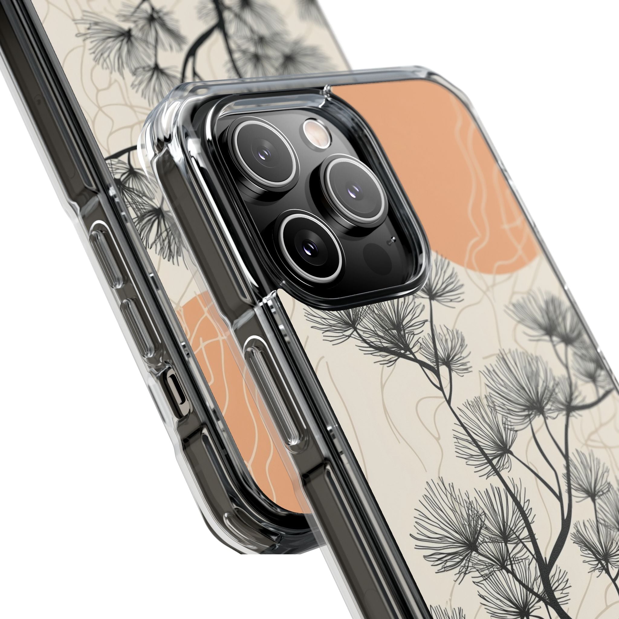 Spiky Tree Sunset iPhone 14 Pro Max Case - Impact