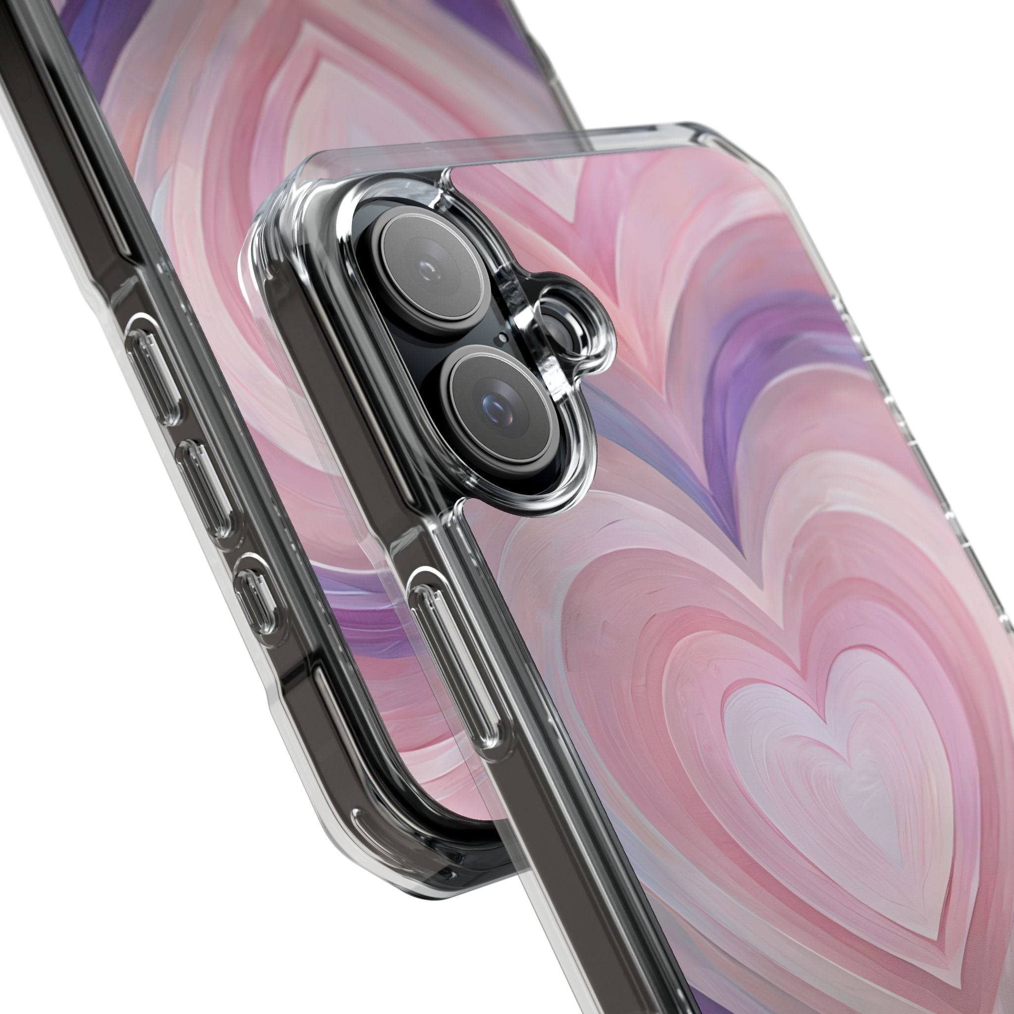 Lavender Pulse Hearts · Impact Magsafe