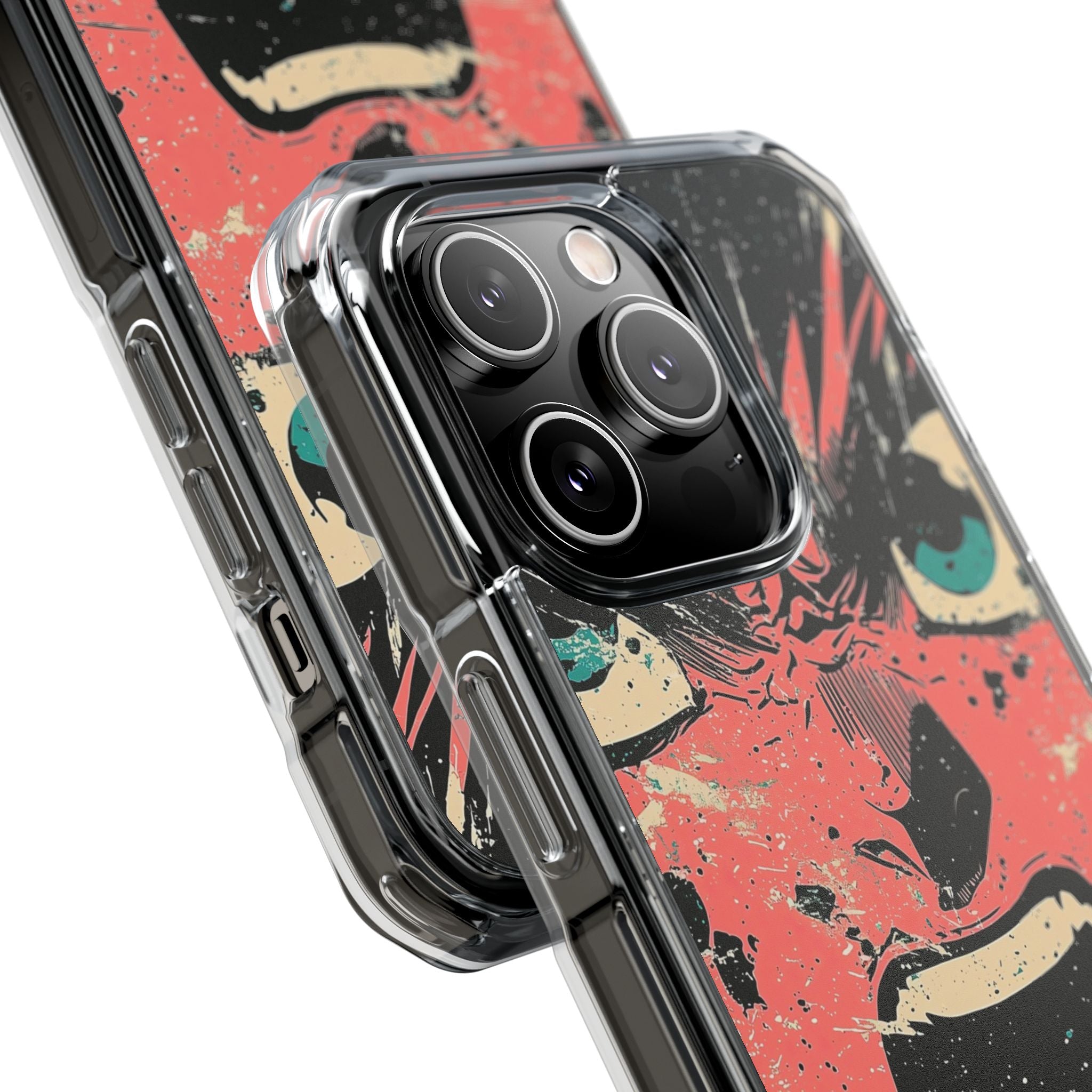 Schreiendes Gesicht Pink iPhone 14 Pro Case - Impact