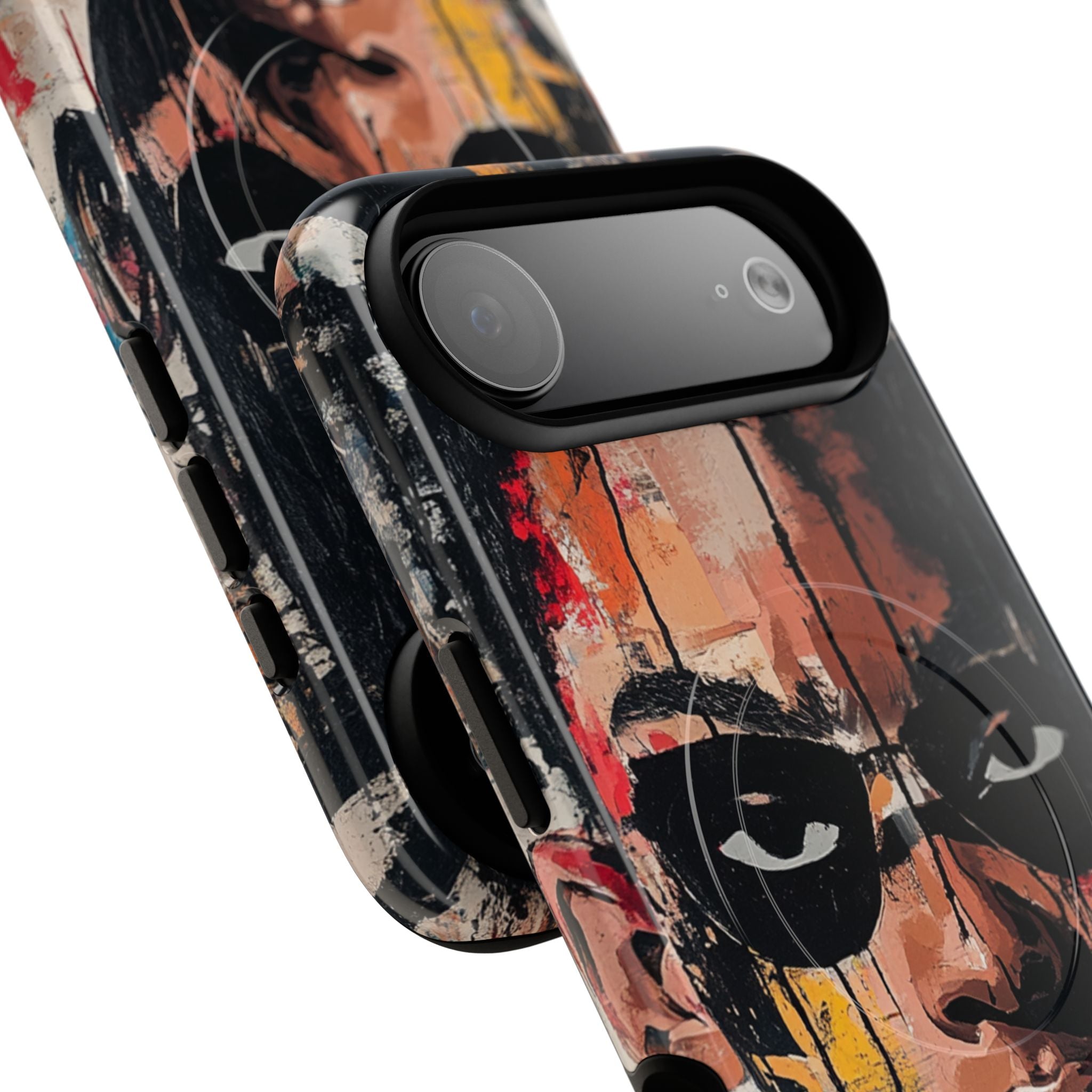 Masked Portrait Drips iPhone 17 Air Case - Tough+ - CASE•BOB