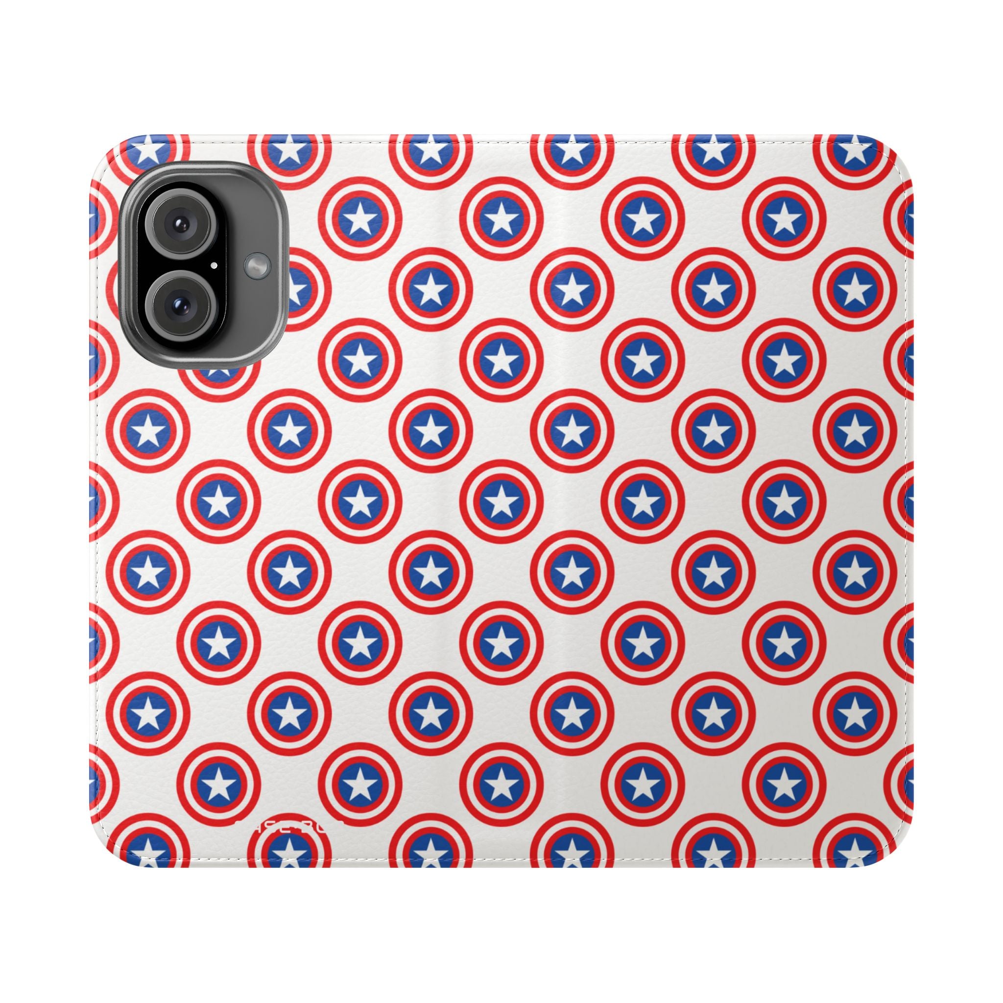 Star Shield Pattern - iPhone 16 Case - Wallet