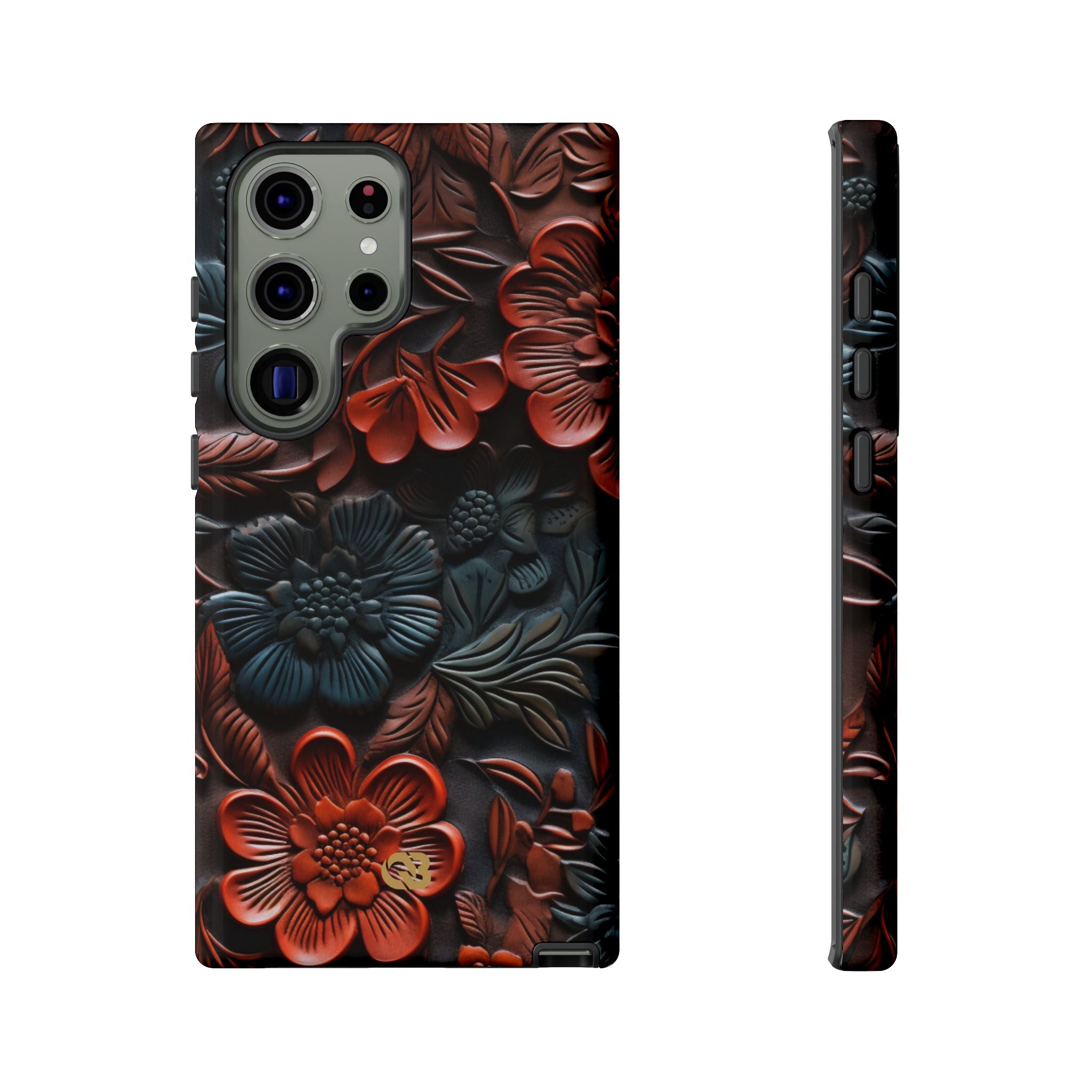 Carved Earth Bloom · Tough etui na telefon dla Samsung