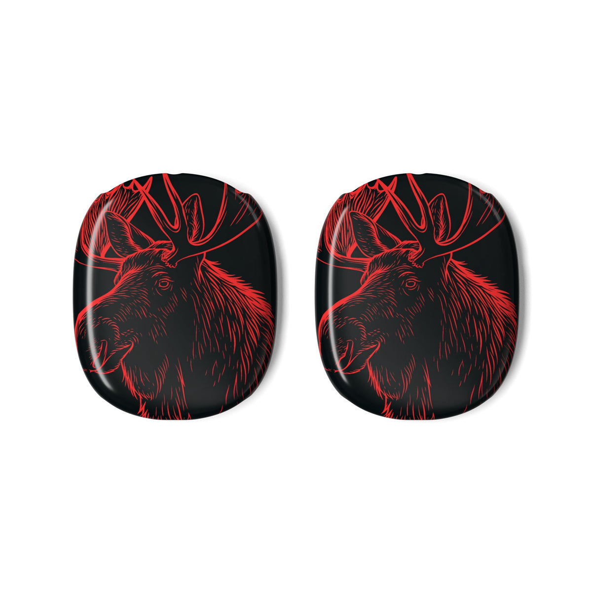 Nordic Elk · Hard Case for AirPods Max · Black