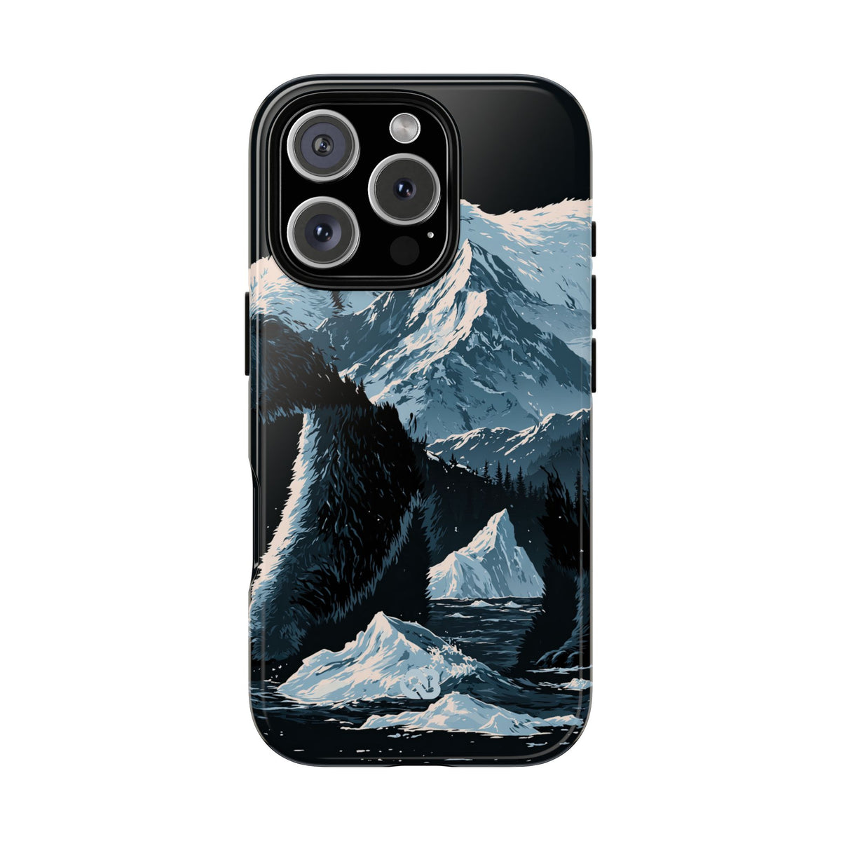 Nordic Arctic Bear · Tough Phone Case for iPhone · Black