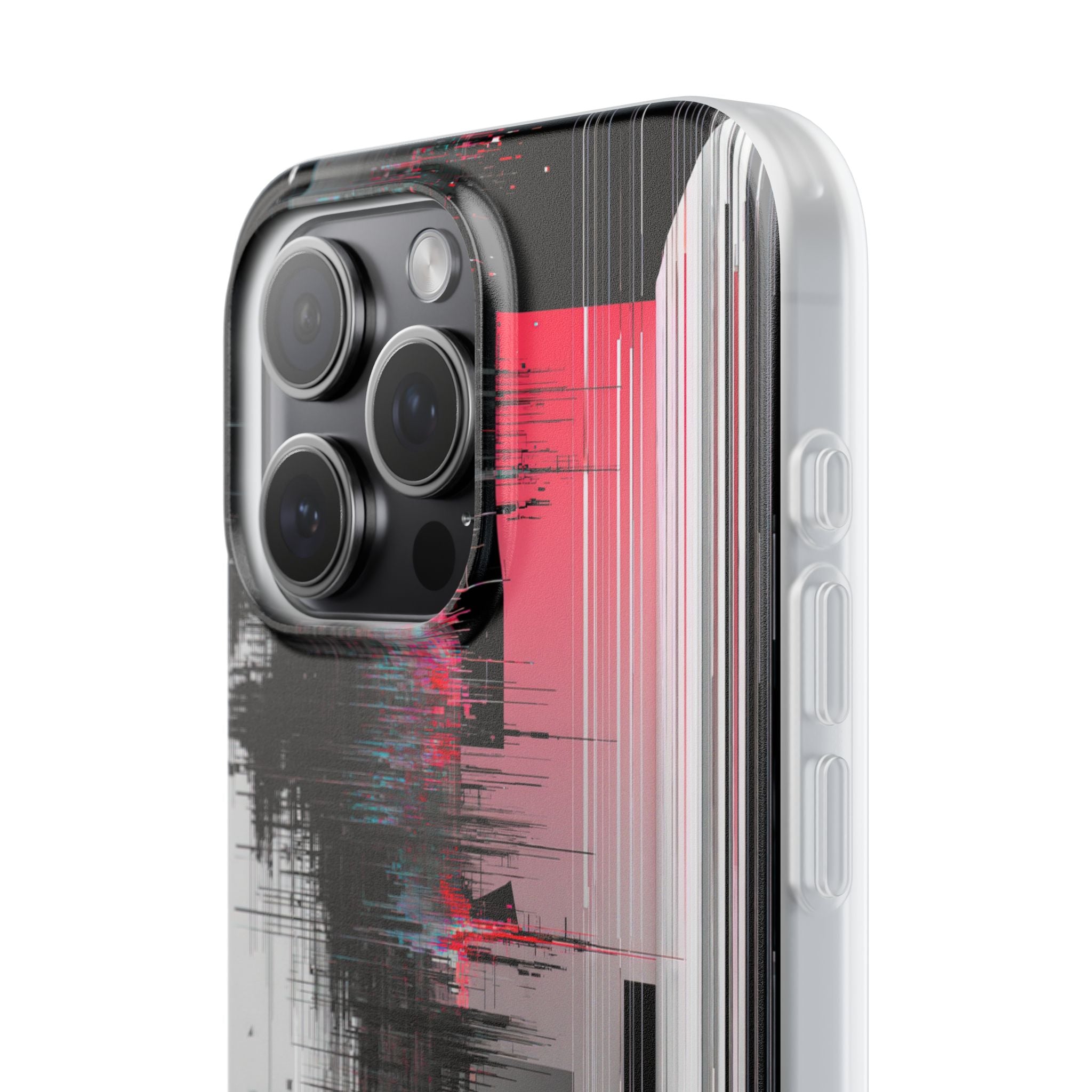 Black Lite Phone Case for iPhone - Crimson Data Leak