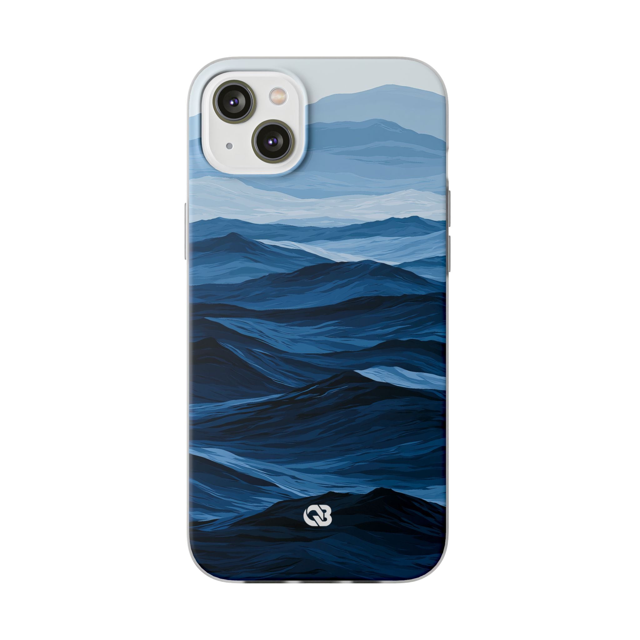 Blue Lite Phone Case for iPhone - Cobalt Ridge Tides