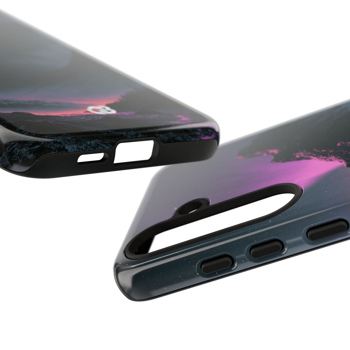 Arctic Aurora Summit · Tough Phone Case for Samsung · Black