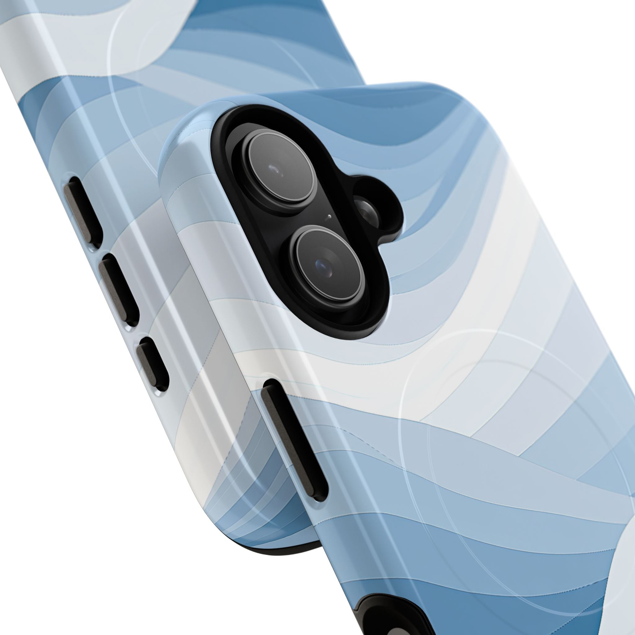 Blue Tough 2.0 Magsafe Phone Case for iPhone - Glacial Indigo Flow