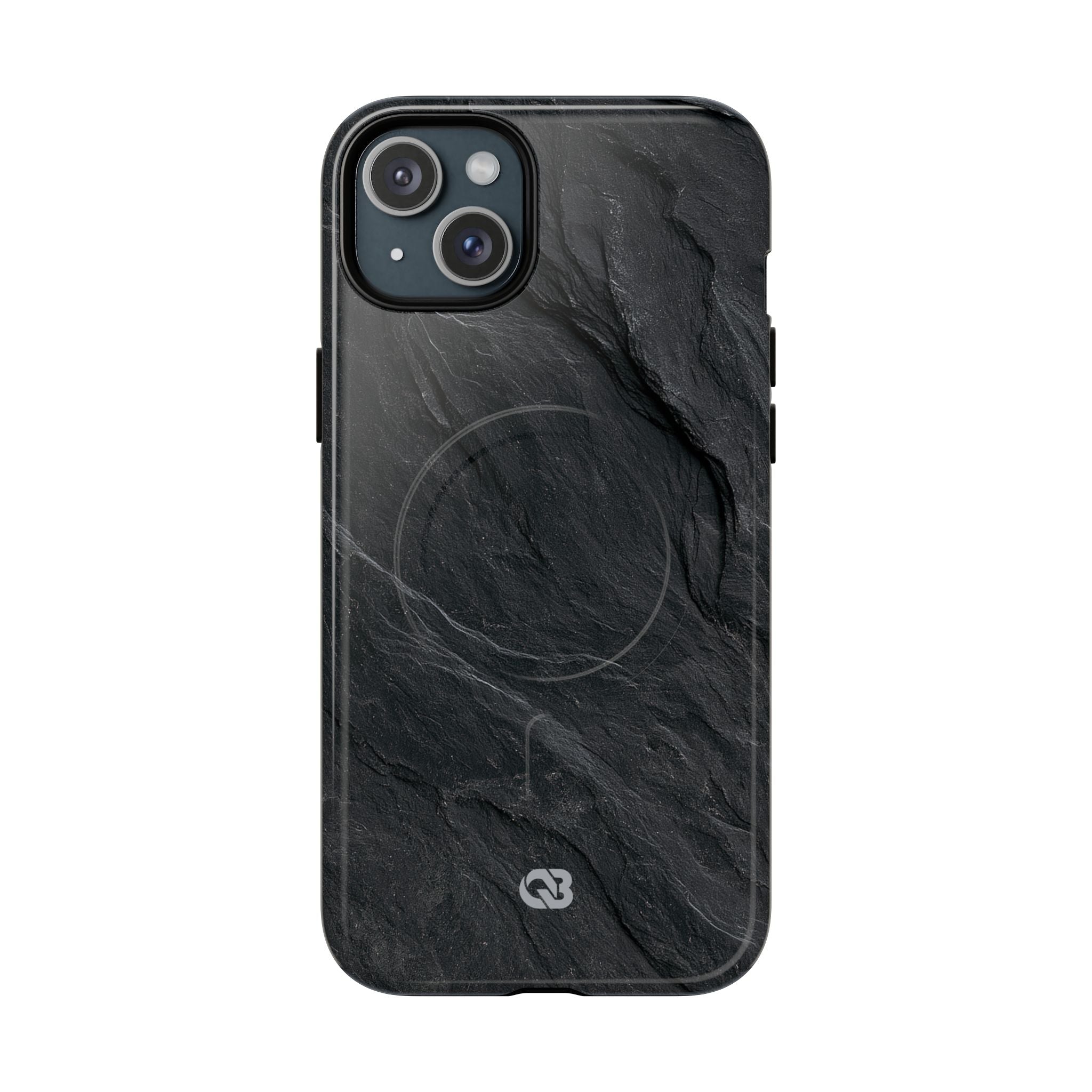 Black Tough 2.0 Magsafe Phone Case for iPhone - Midnight Slate Ridge