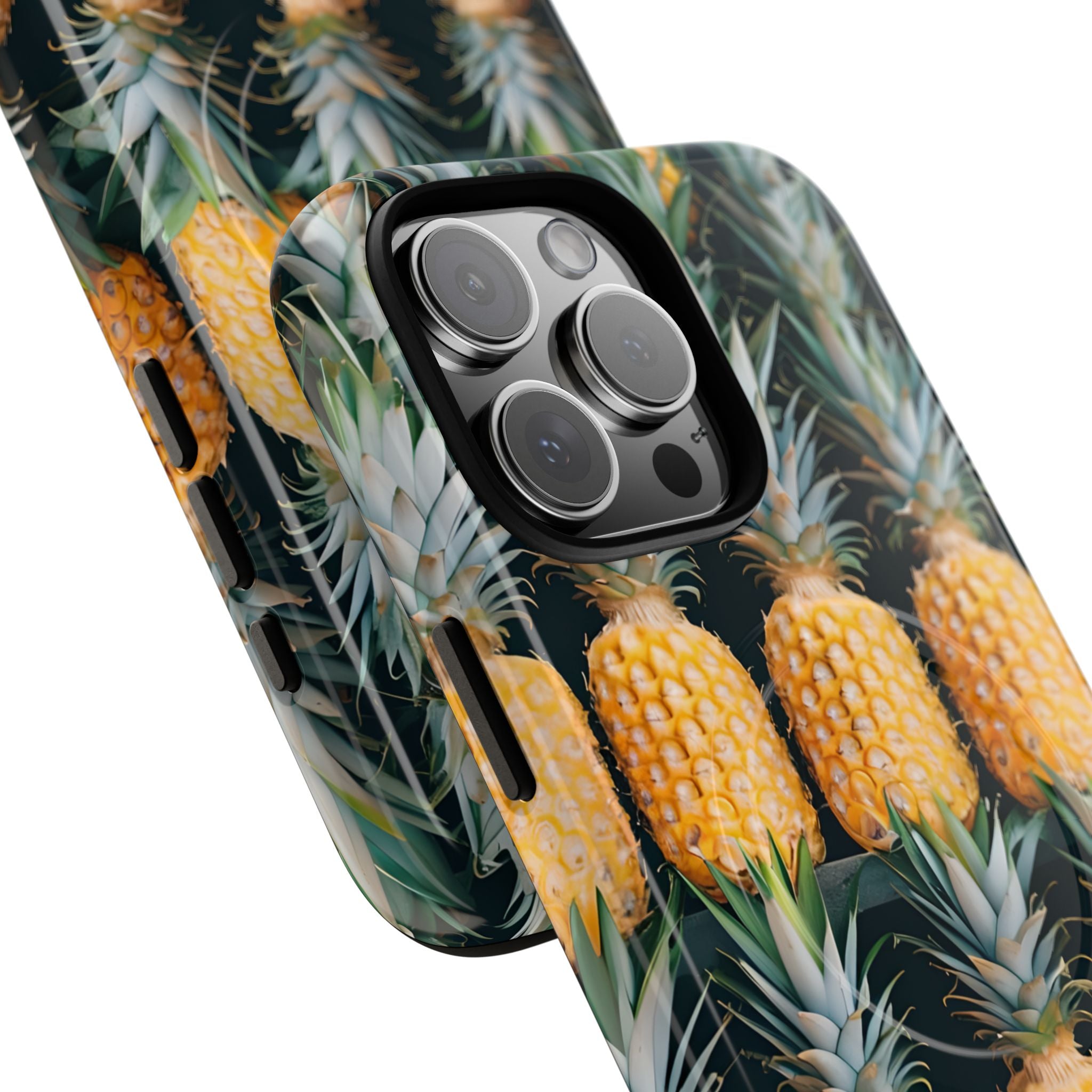 Lignes d'ananas dorés