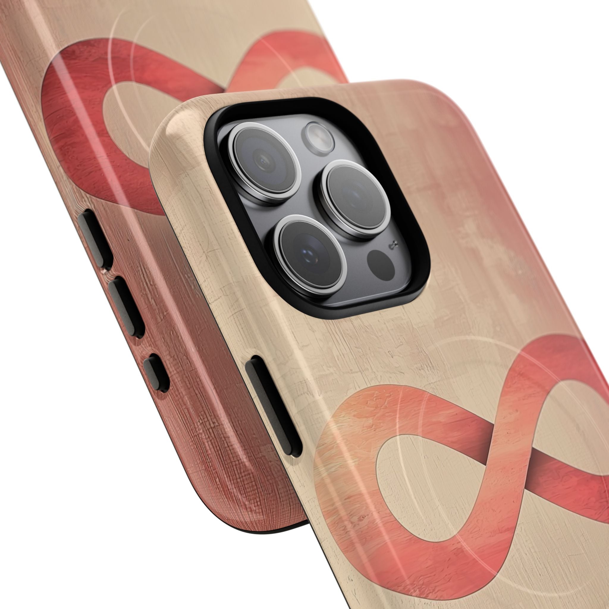 Terracotta Infinity Stroke · Tough+ Magsafe