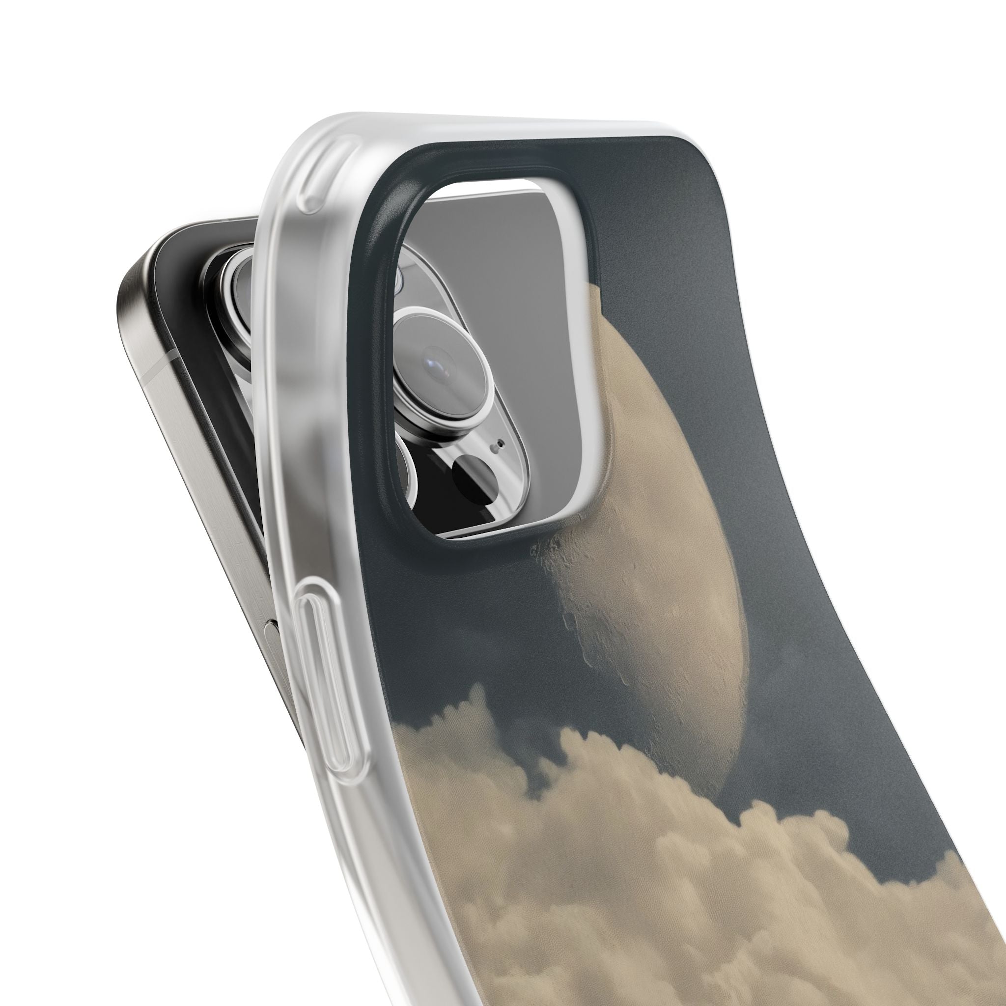 Midnight Brew Moon · Soft Mobilskal för iPhone