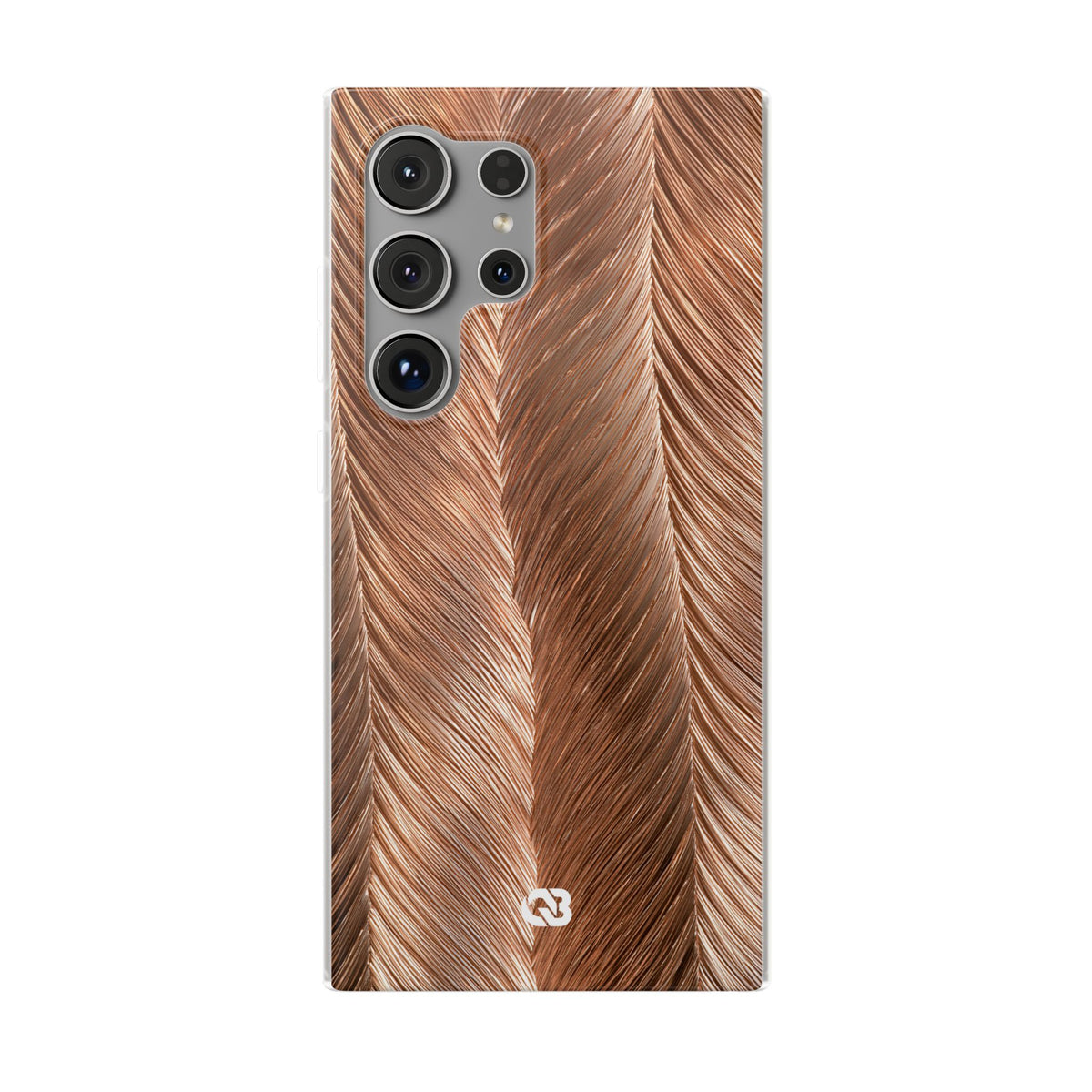Rose Gold Weave · Lite Phone Case for Samsung · Brown