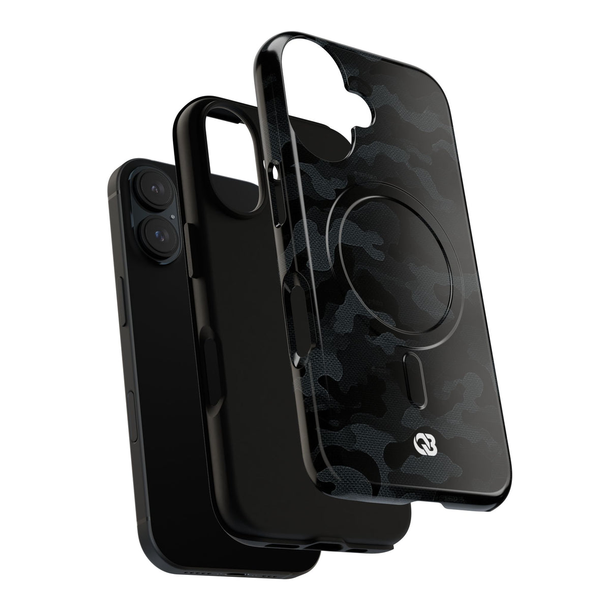 Blackout Urban Camo · Tough 2.0 Magnetic Phone Case for iPhone · Black