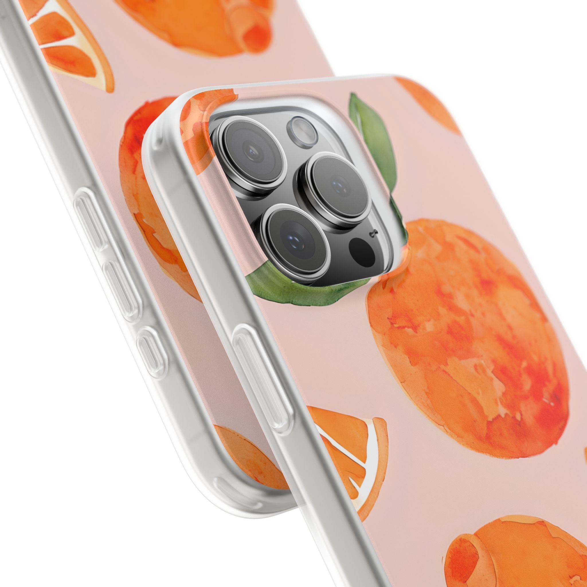 Sunkissed Orange Harvest · Soft Case na telefon dla iPhone