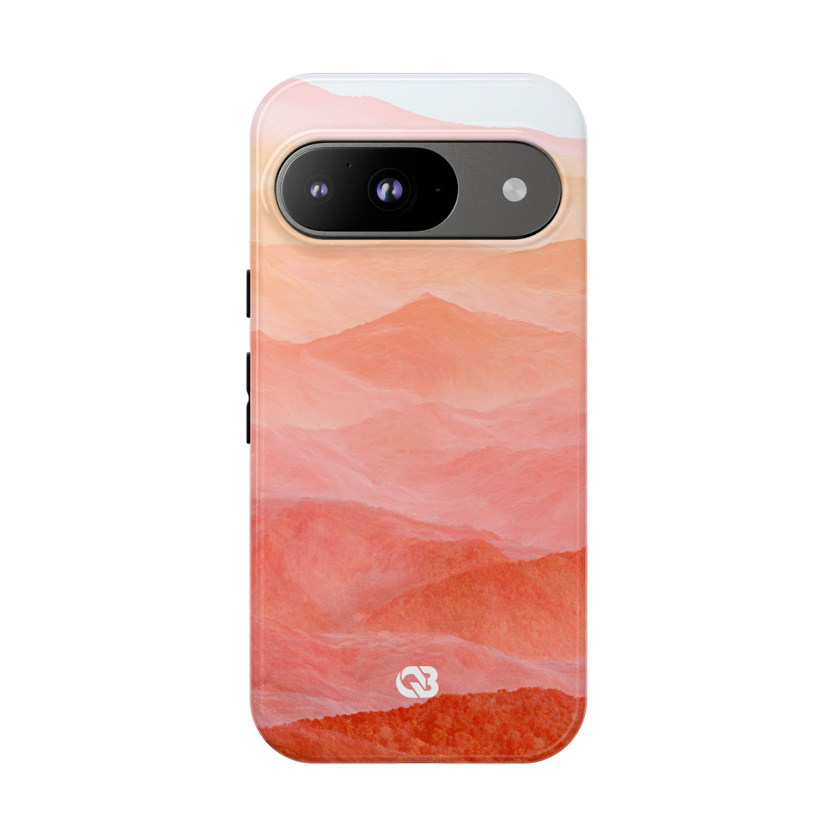 Alpenglow Ridge Vista · Tough Phone Case for Pixel · Orange