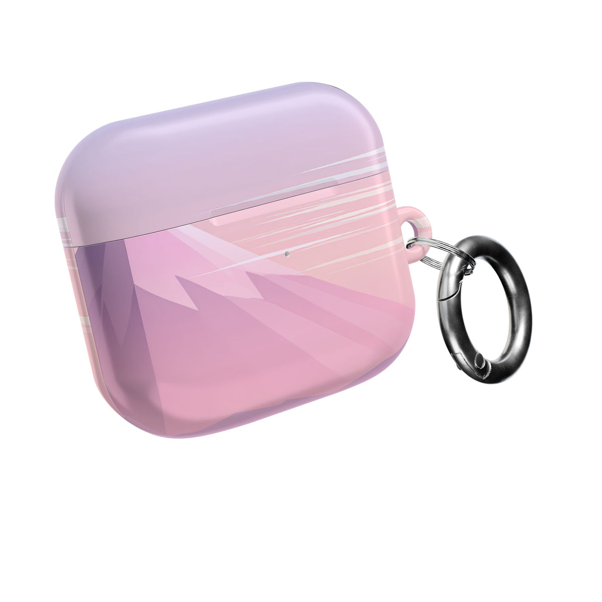 Alpine Twilight · Hard Case for AirPods & AirPods Pro · Pink