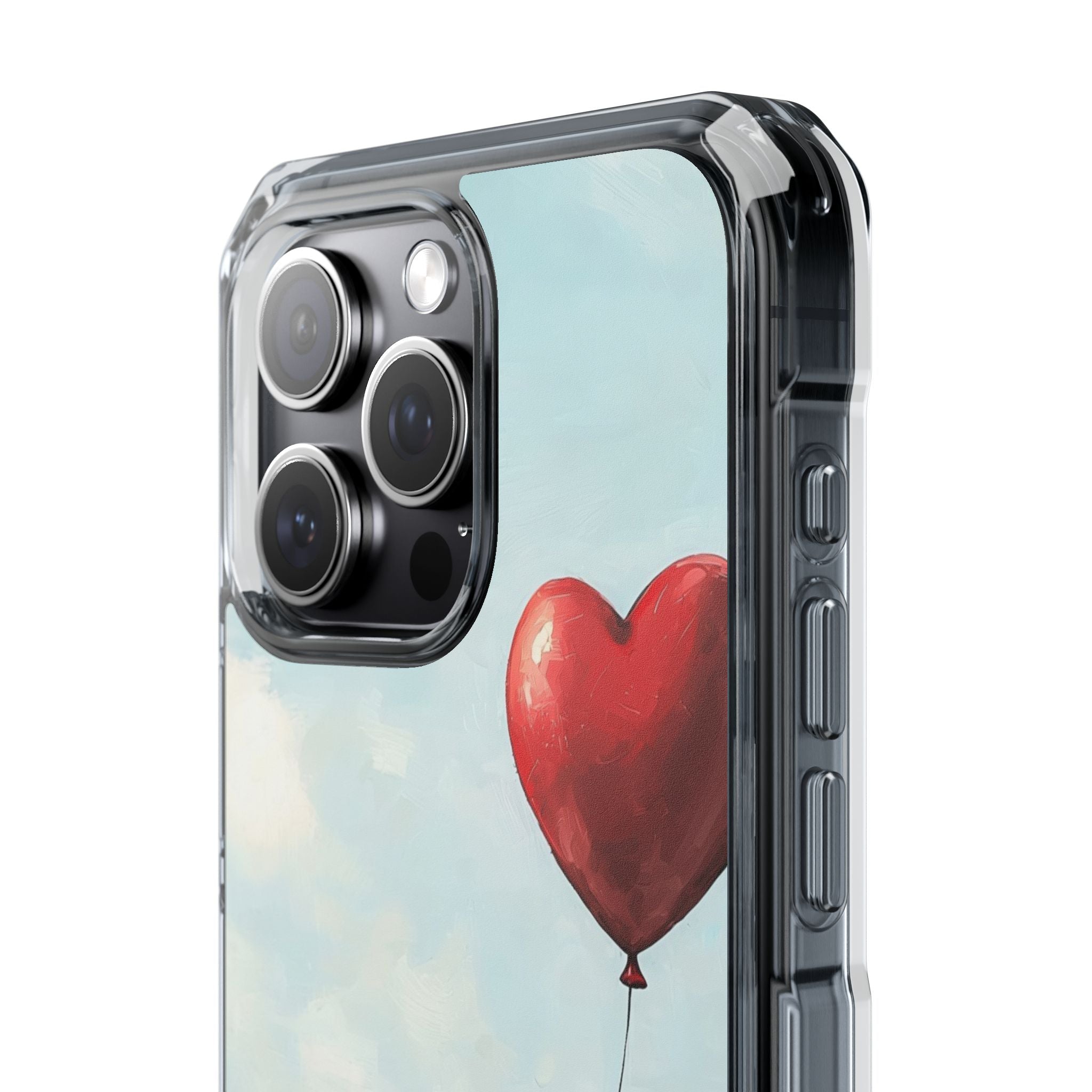 Heart Balloon Glow iPhone 15 Pro Max Case - Impact