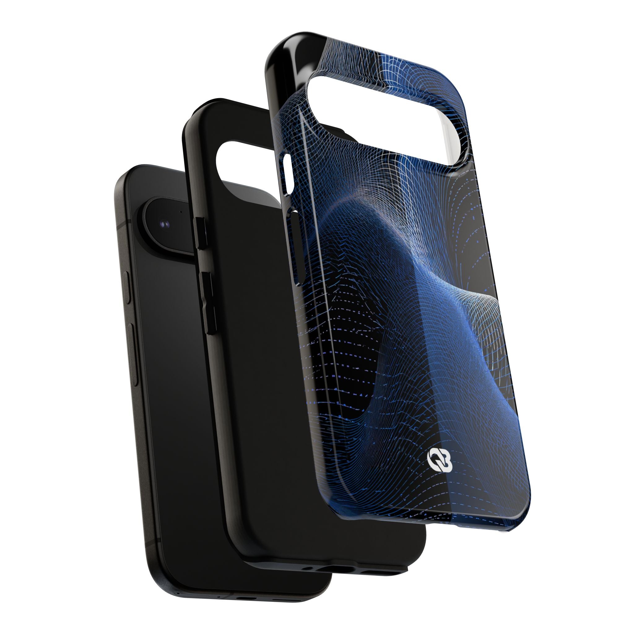 Blue Tough Phone Case for Google Pixel - Electric Blue Flux