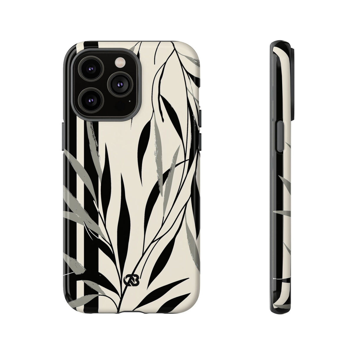 Linear Willow Study · Tough Phone Case for iPhone · Beige