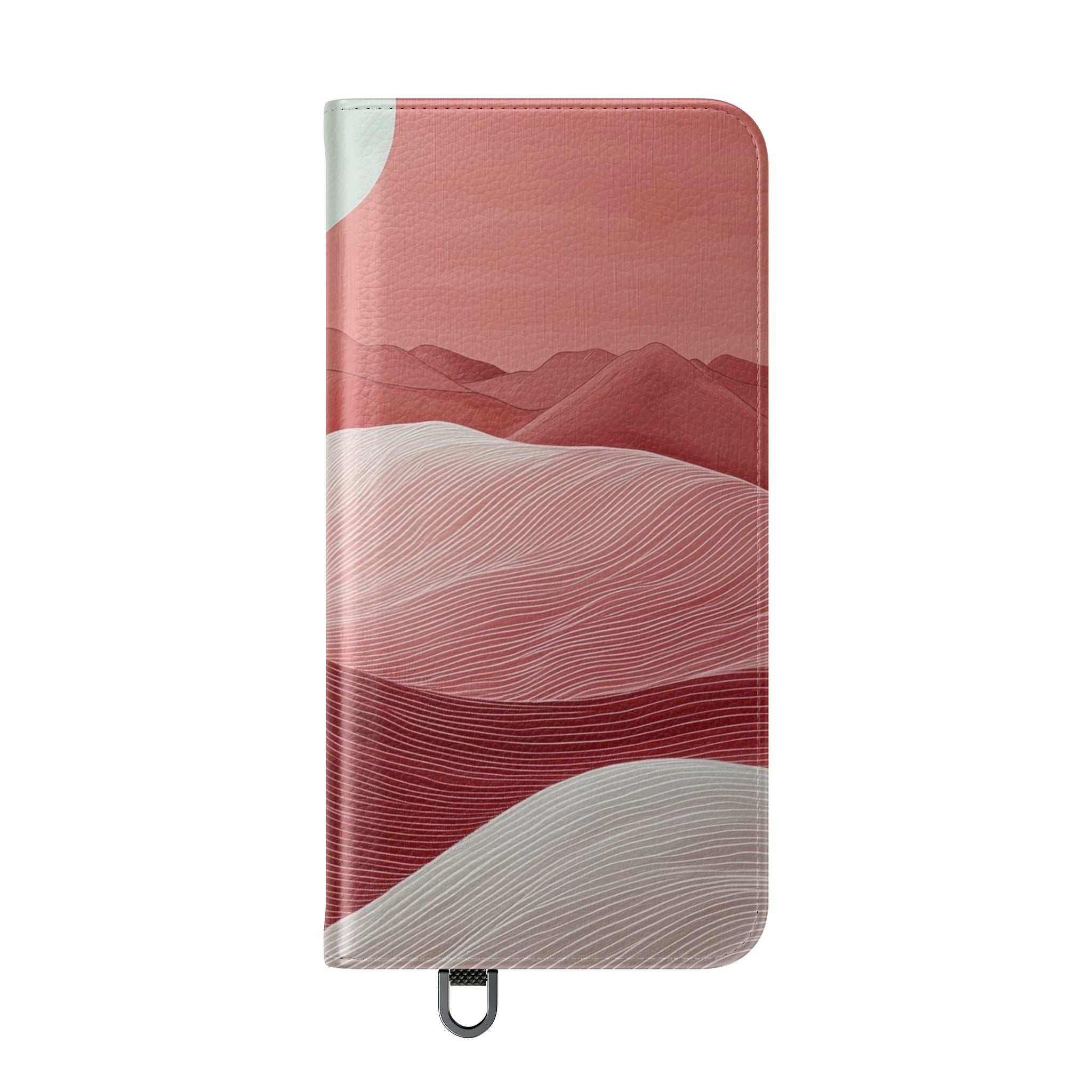 White Orb Dunes - Samsung S25+ Case - Lompakko