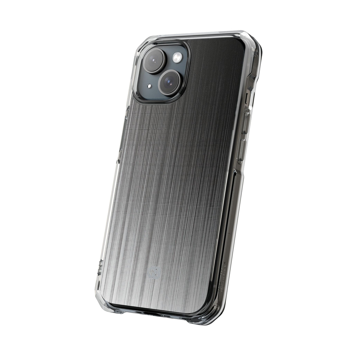 Grey Impact MagSafe Phone Case for iPhone - Static Vertical Dither