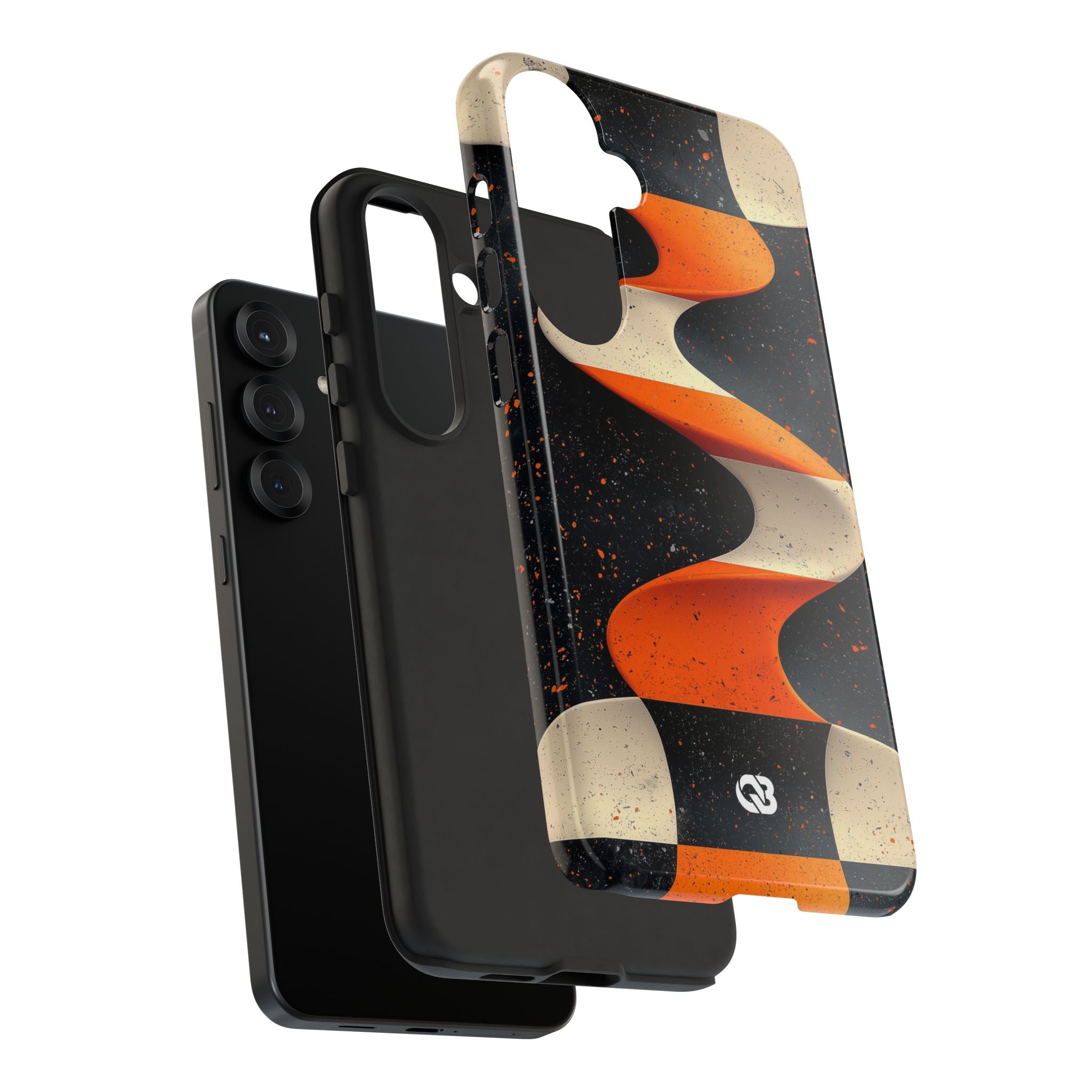 Orange Grit Twist · Tough Phone Case for Samsung
