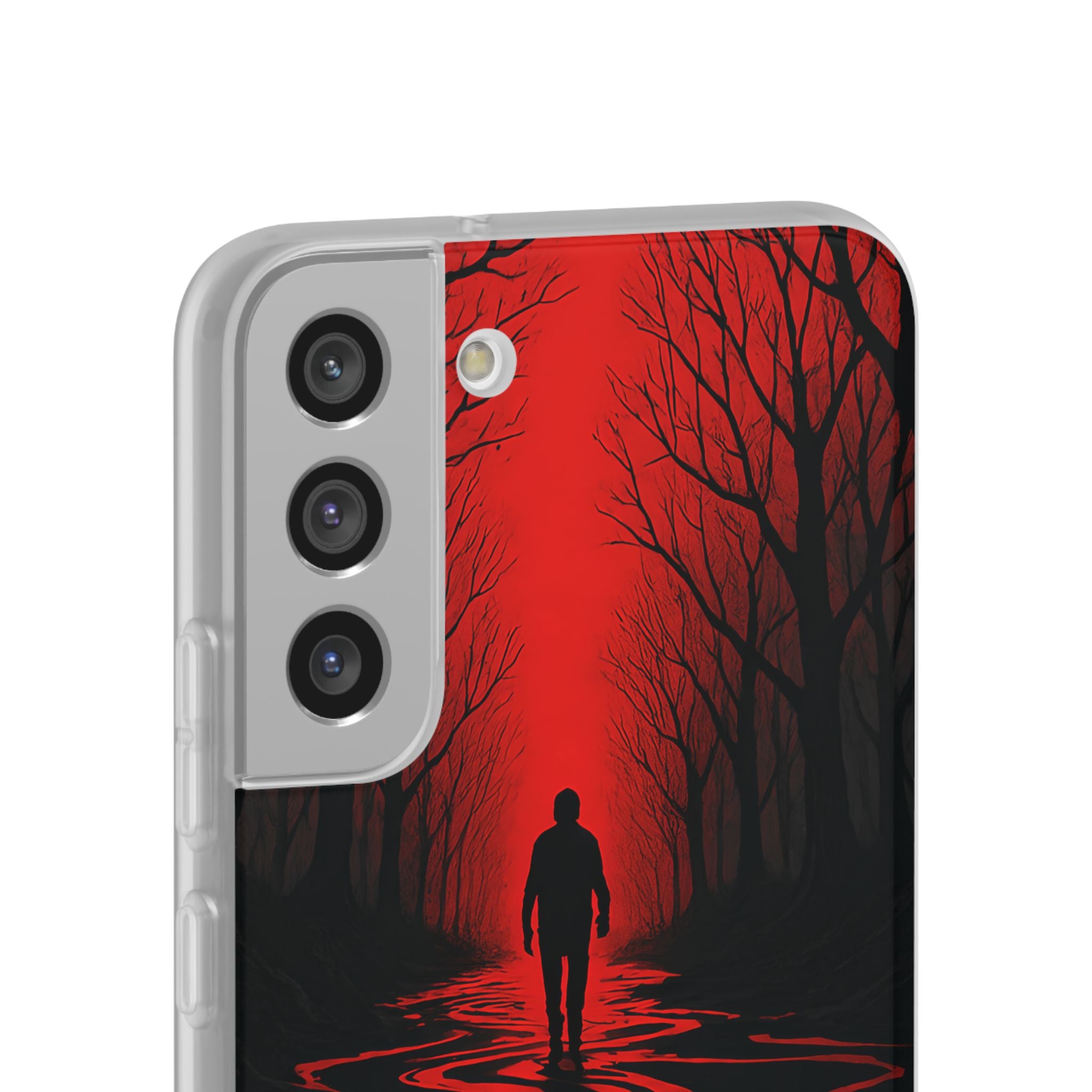 Crimson Shadow Path · Soft Handyhülle für Samsung
