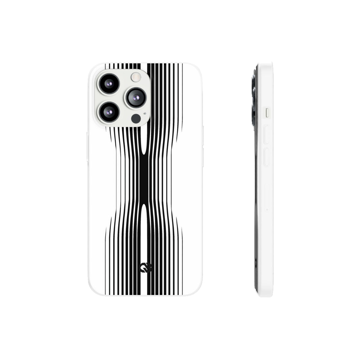 Linear Compression · Lite Phone Case for iPhone · Black