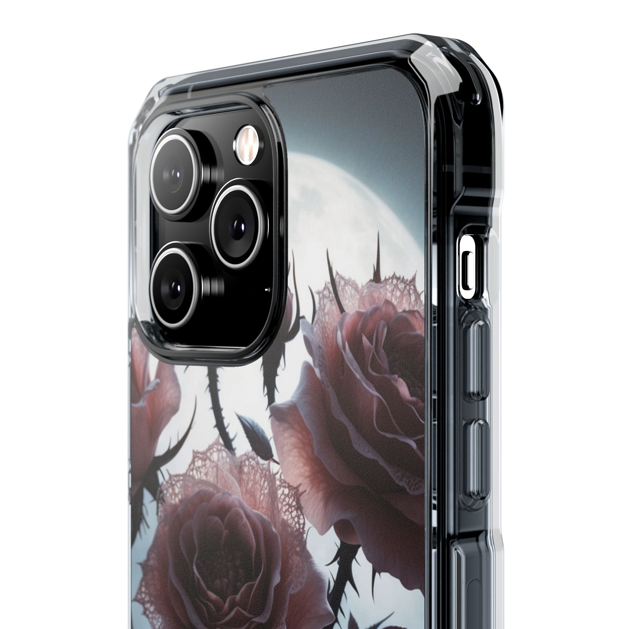 Lunar Lace Petals · Impact Coque de téléphone pour iPhone · Magsafe